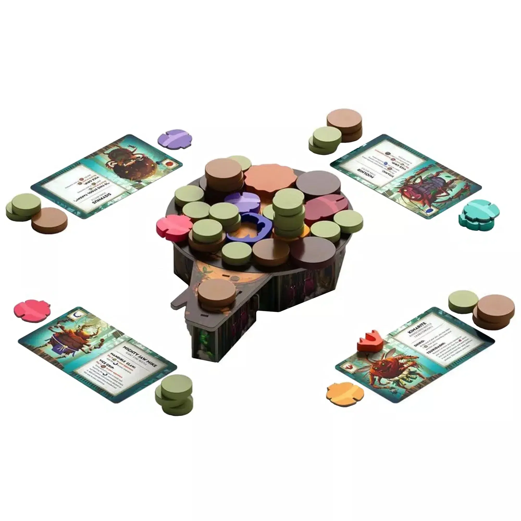 Kabuto Sumo Beetle Brawl (Mass Exclusive) - Dexterity Insects Board Game for Family, Adults, and Children (2-4 Players, Ages 6+) - Allplay - Image 2