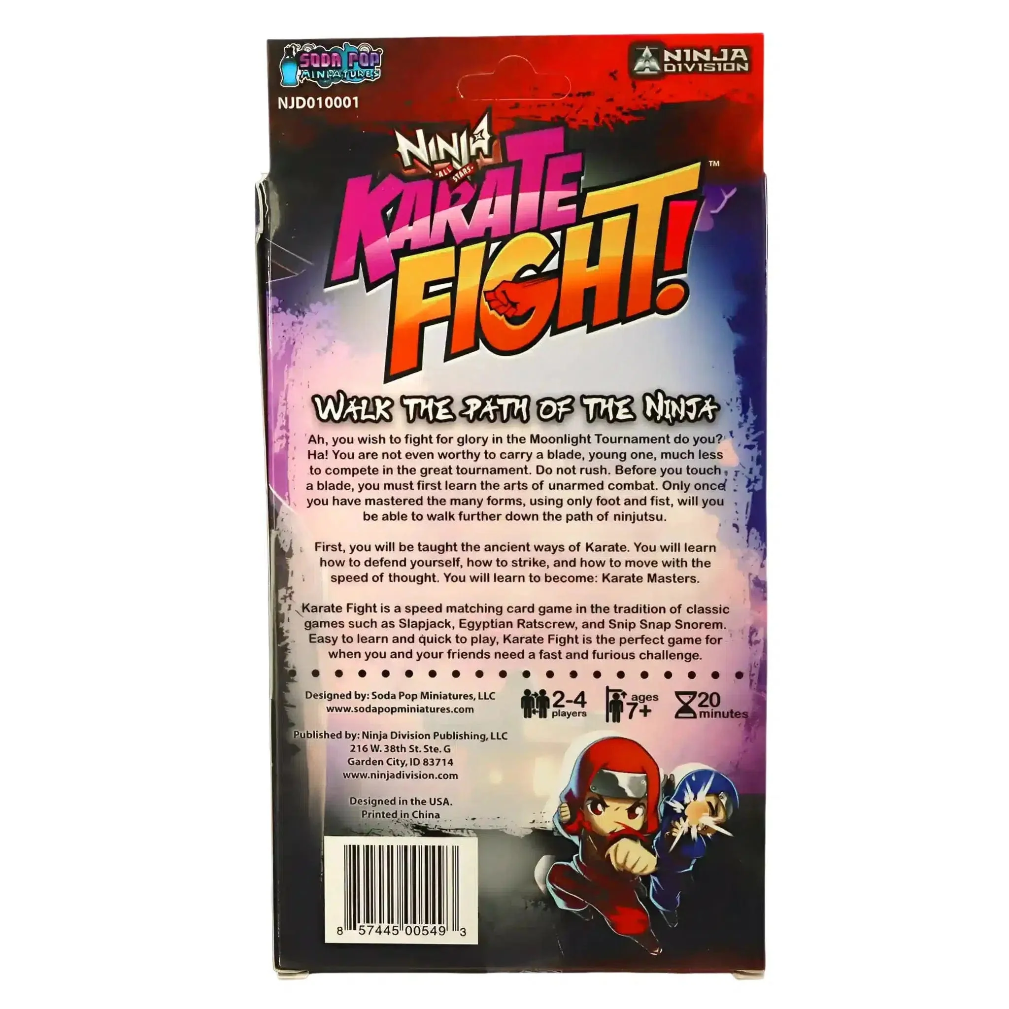 Karate Fight! Ninja All Stars - Card Game - Soda Pop Miniatures - Image 5
