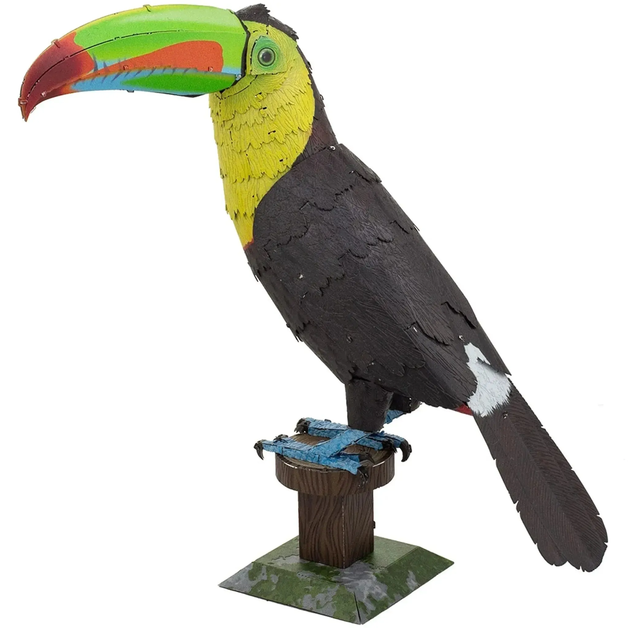 Keel-Billed Toucan Bird 3D Figure Model Kit (Steel, Easy Difficulty) - Fascinations - Metal Earth Series - (2024) - Image 2