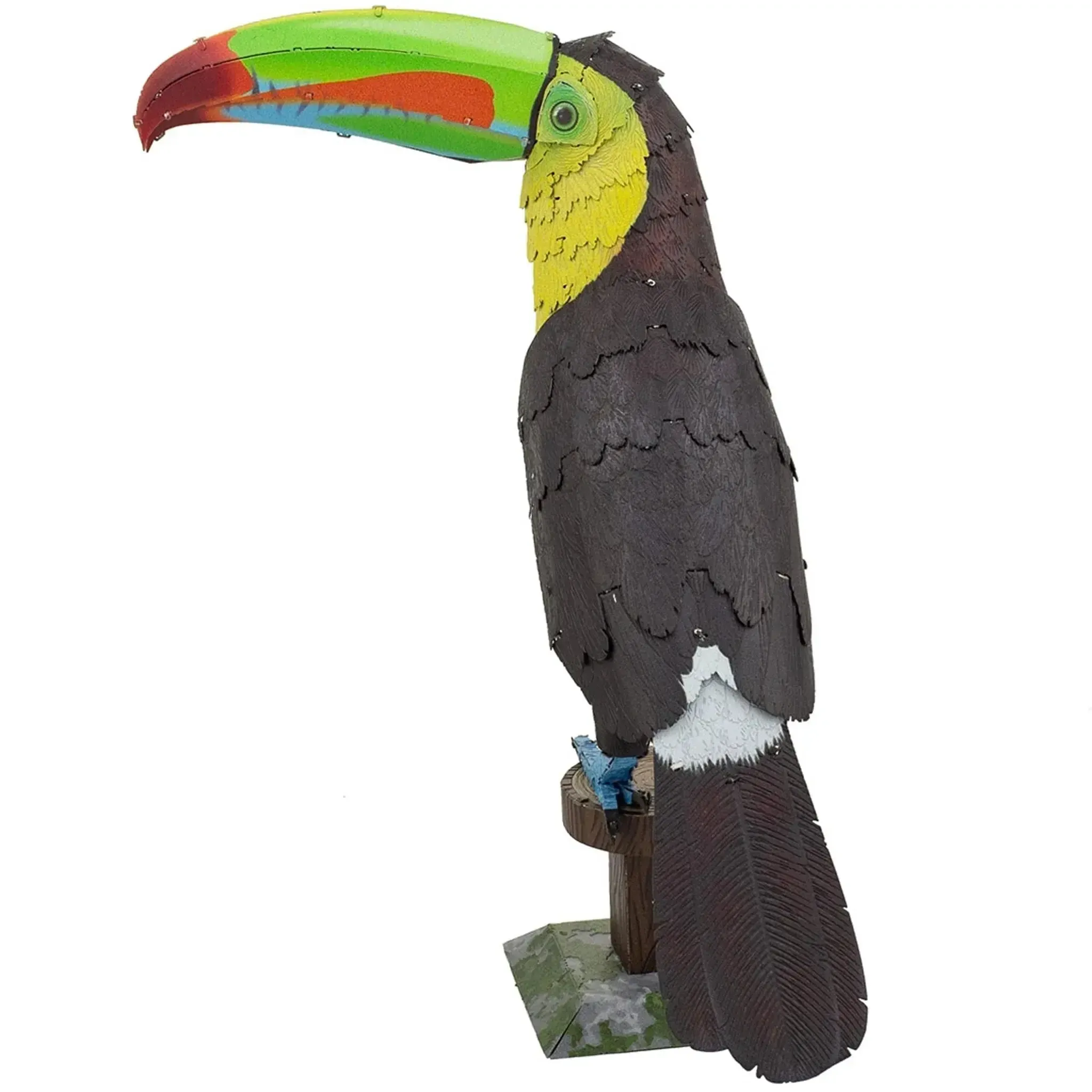 Keel-Billed Toucan Bird 3D Figure Model Kit (Steel, Easy Difficulty) - Fascinations - Metal Earth Series - (2024) - Image 4