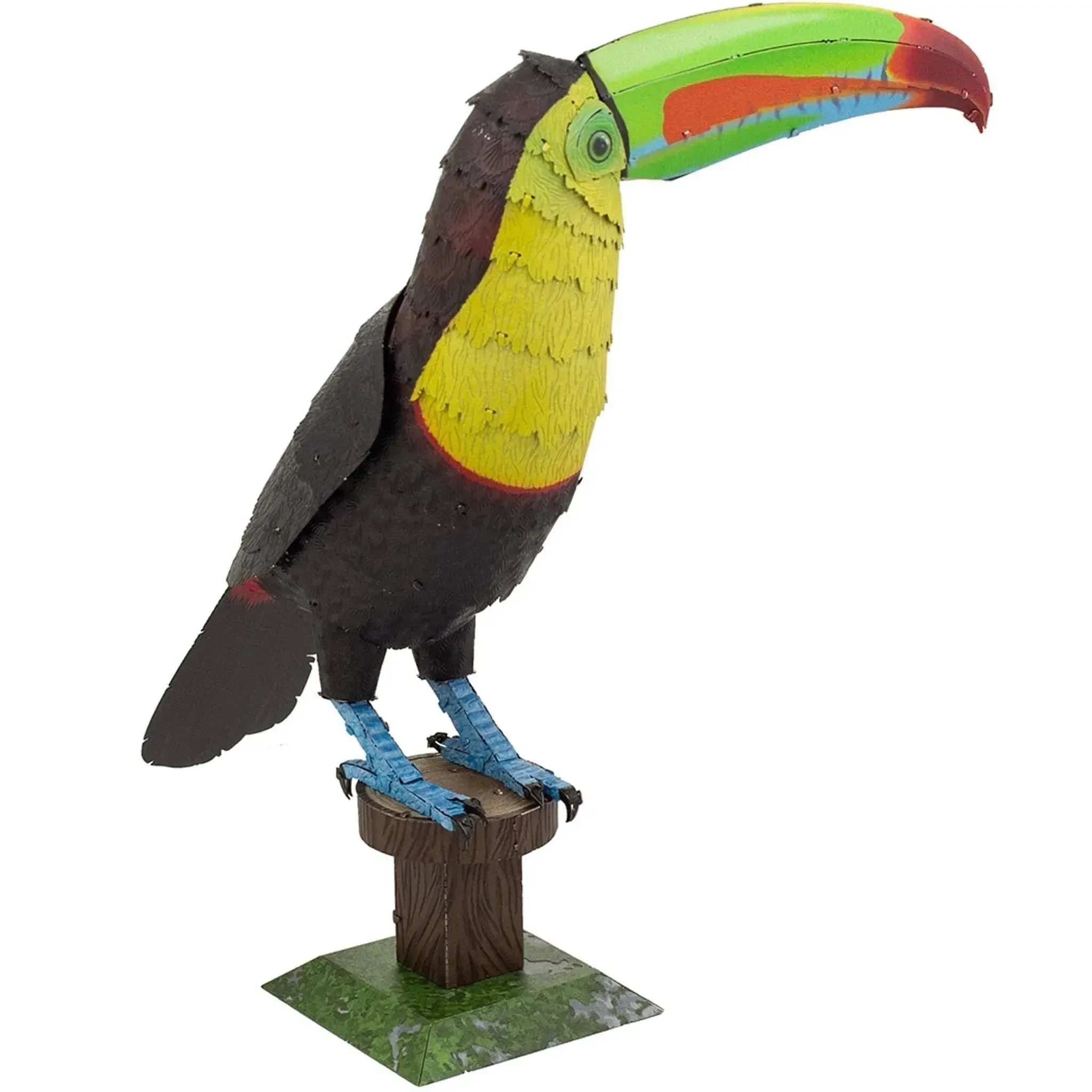 Keel-Billed Toucan Bird 3D Figure Model Kit (Steel, Easy Difficulty) - Fascinations - Metal Earth Series - (2024) - Image 6