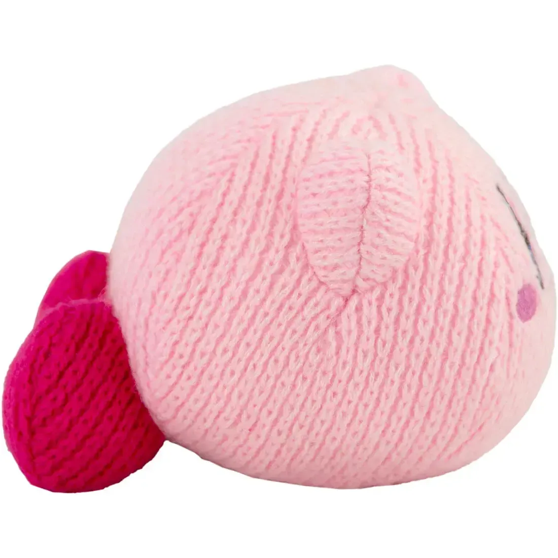 Kirby - Crochet Hovering Kirby Plush (6") - Tomy - Nuiguru Knit Series - Image 5