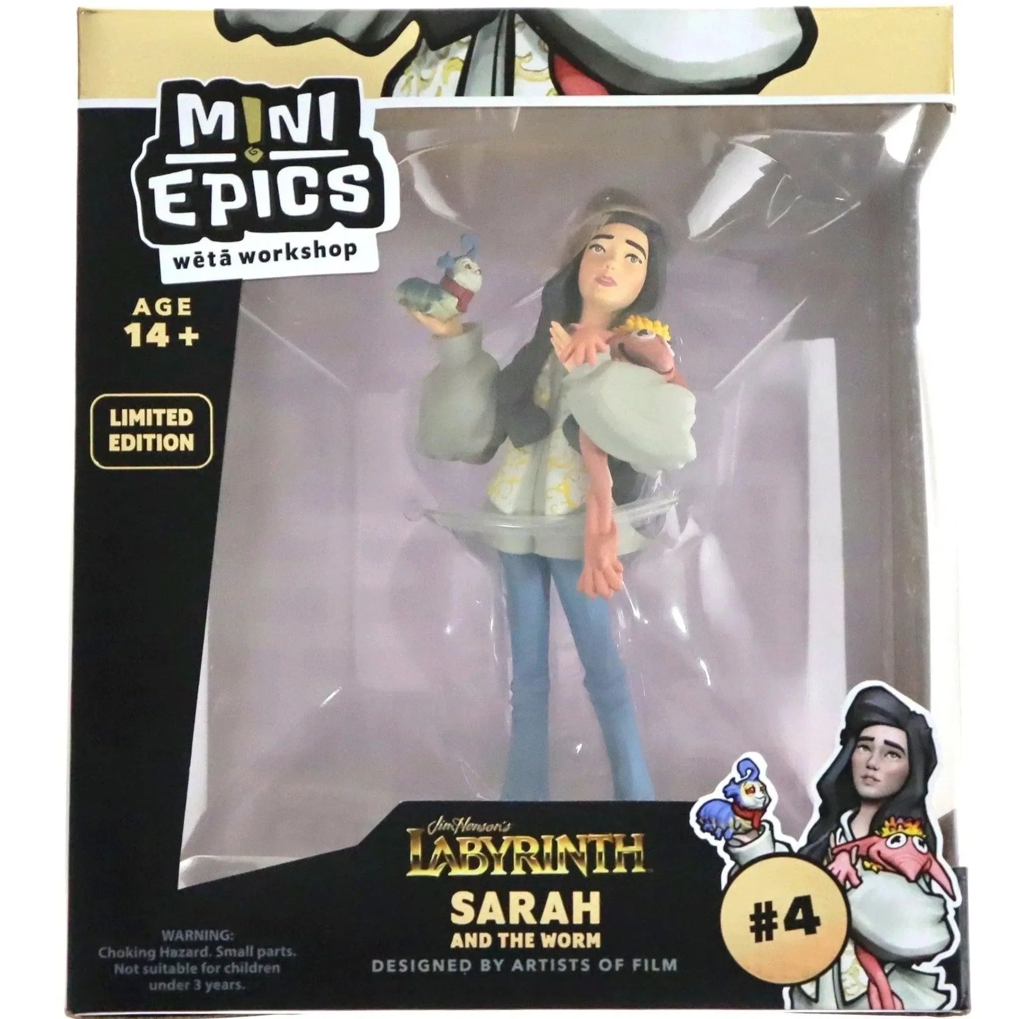 Labyrinth (1986) - Sarah Williams and the Worm Figure (Limited Edition) - Weta Workshop - Mini Epics - Image 3