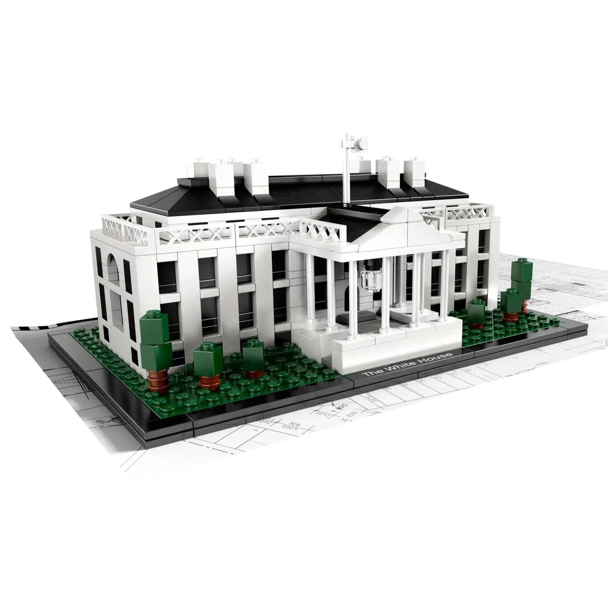 LEGO [Architecture] - The White House Building Set - Landmark Series (21006) - Image 2