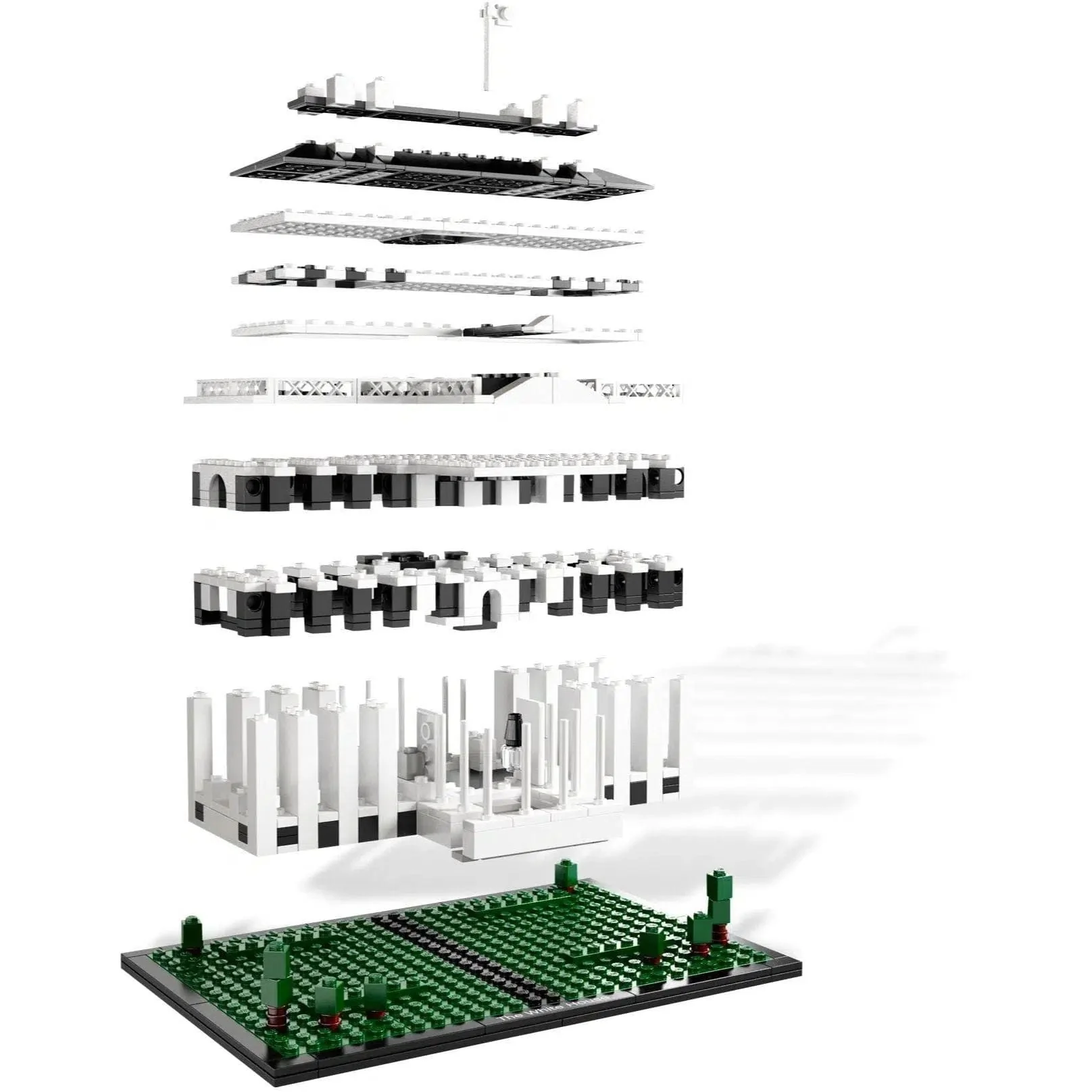 LEGO [Architecture] - The White House Building Set - Landmark Series (21006) - Image 4