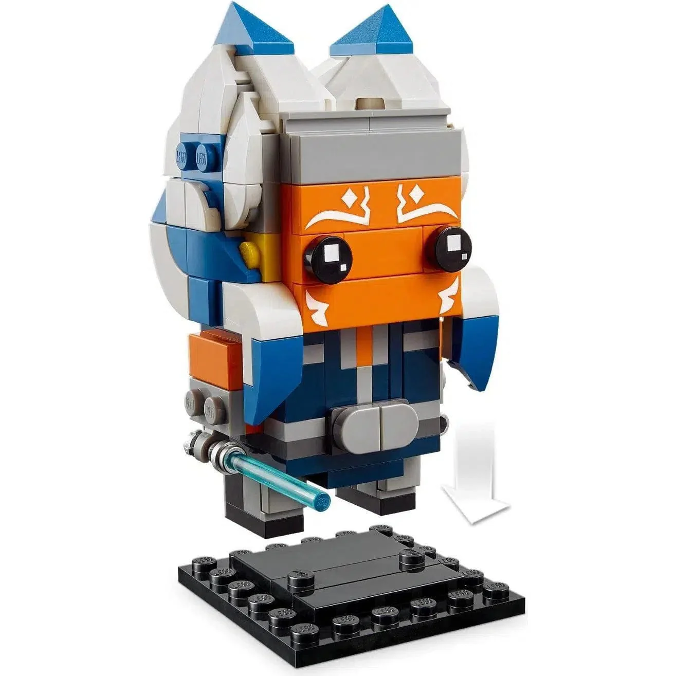 LEGO [BrickHeadz] - Ahsoka Tano Building Set - Star Wars Series (40539) - Image 3