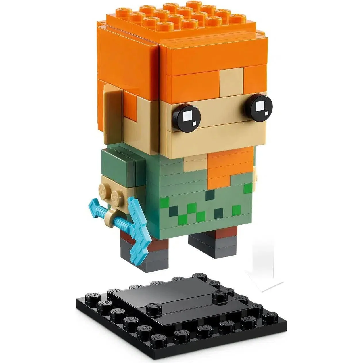 LEGO [BrickHeadz] - Alex Building Set - Minecraft Series (40624) - Image 2
