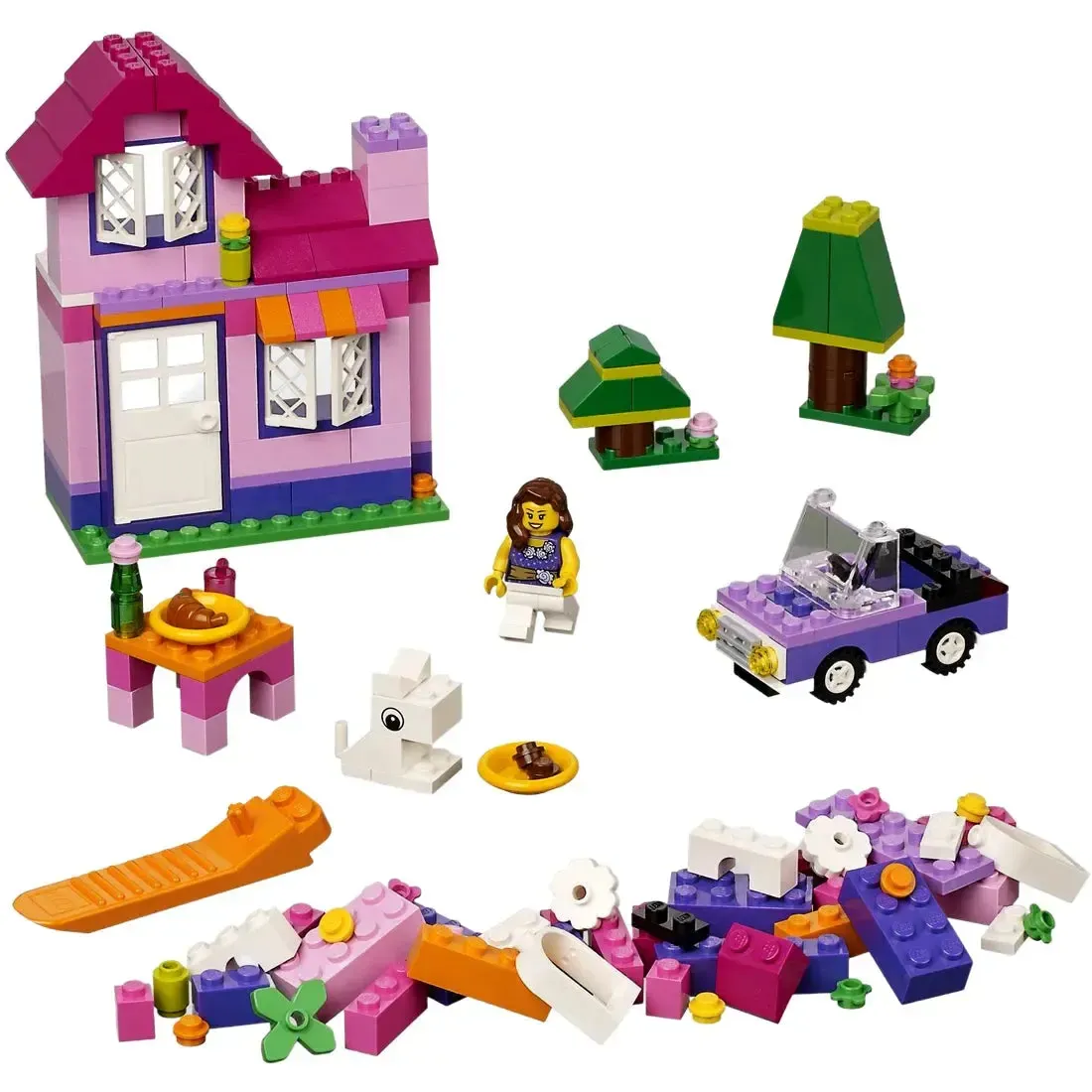 LEGO [Bricks and More] - Pink Brick Box Building Set - Series (4625) - Image 2