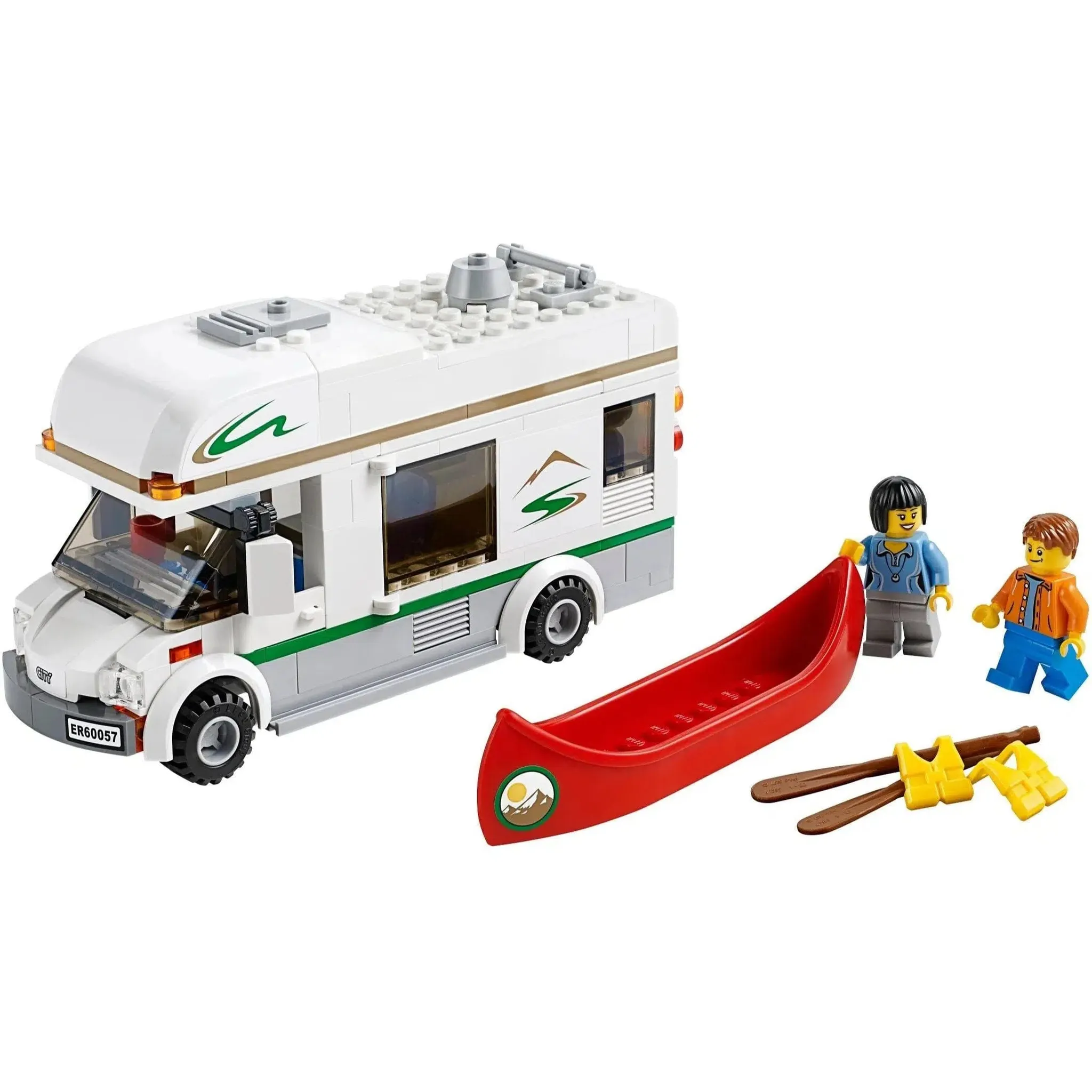 LEGO [City] - Camper Van Building Set - Great Vehicles Series (60057) - Image 2