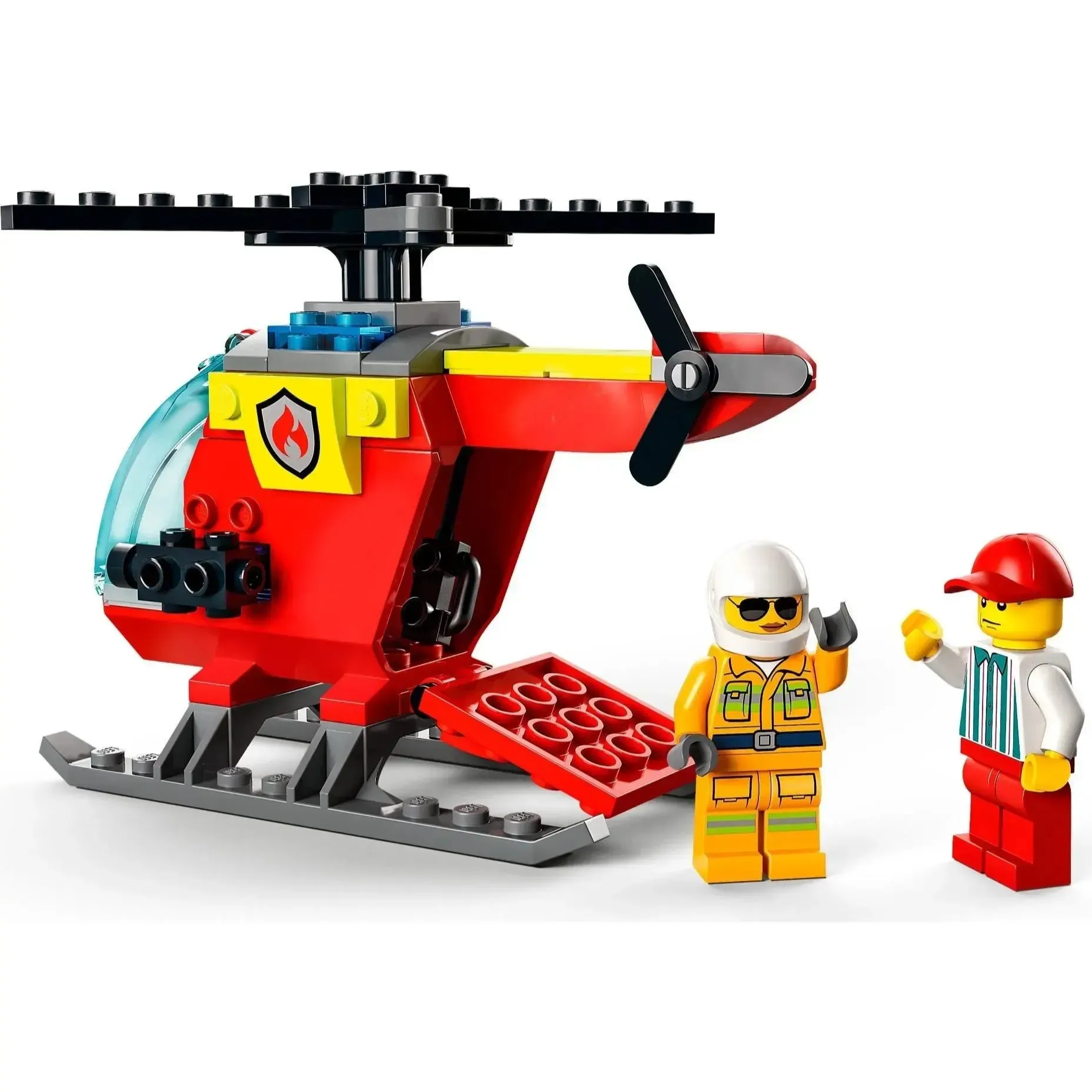 LEGO [City] - Fire Helicopter Building Set - Fire Series (60318) - Image 4