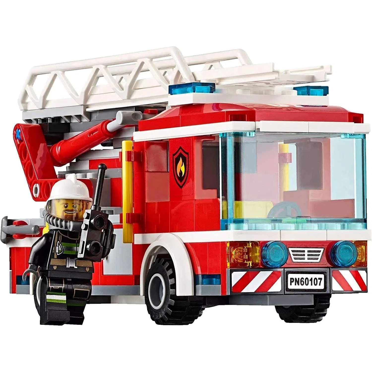 LEGO [City] - Fire Ladder Truck Building Set - Fire Series (60107) - Image 2