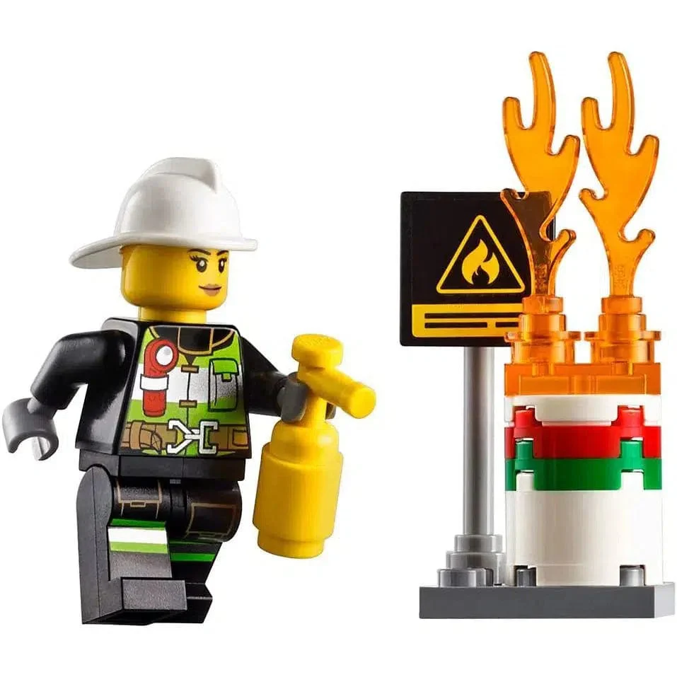 LEGO [City] - Fire Ladder Truck Building Set - Fire Series (60107) - Image 4