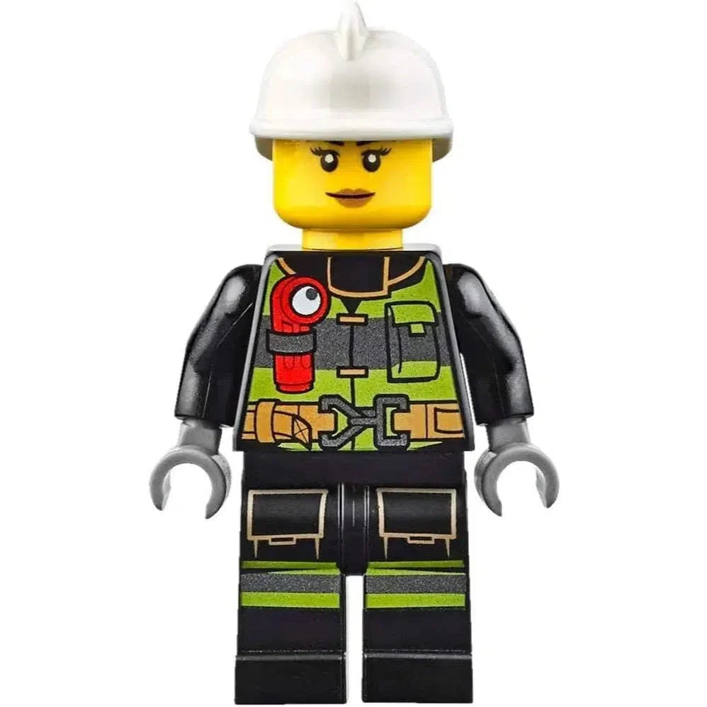 LEGO [City] - Fire Ladder Truck Building Set - Fire Series (60107) - Image 5