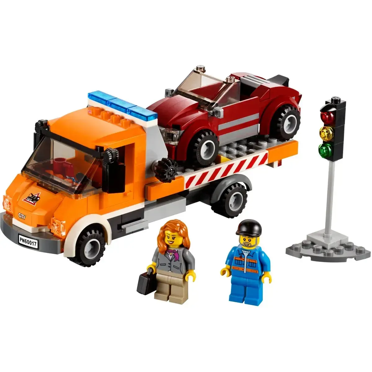 LEGO [City] - Flatbed Truck Building Set - Great Vehicles Series (60017) - Image 2