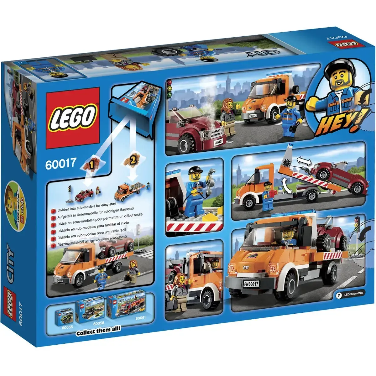 LEGO [City] - Flatbed Truck Building Set - Great Vehicles Series (60017) - Image 3