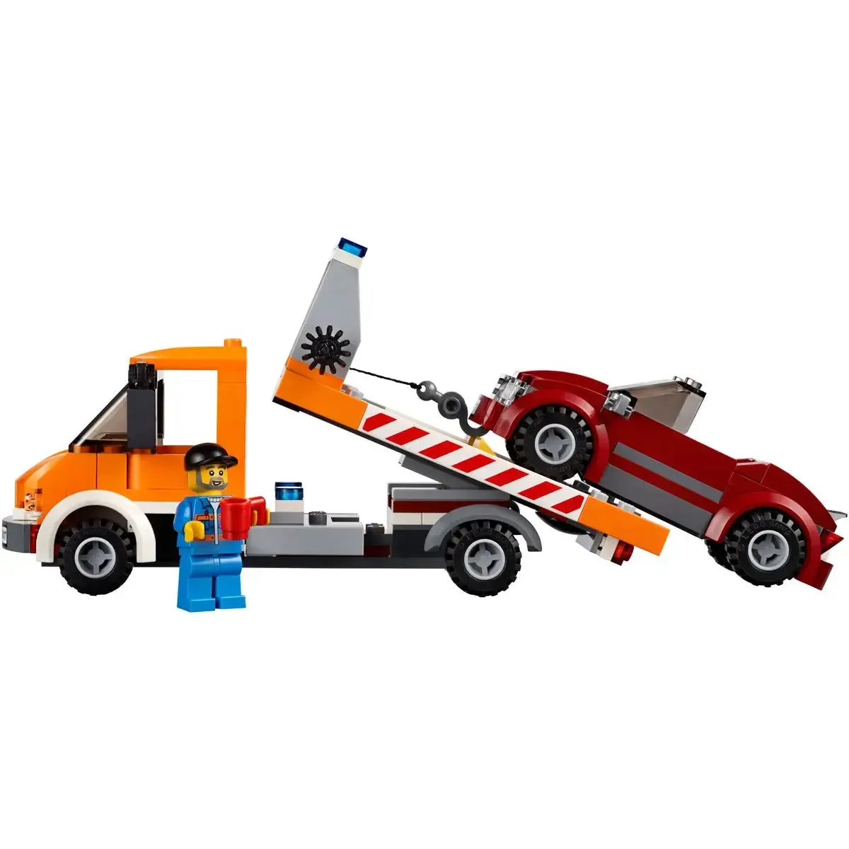 LEGO [City] - Flatbed Truck Building Set - Great Vehicles Series (60017) - Image 4