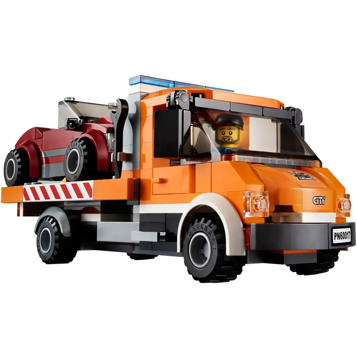 LEGO [City] - Flatbed Truck Building Set - Great Vehicles Series (60017) - Image 5