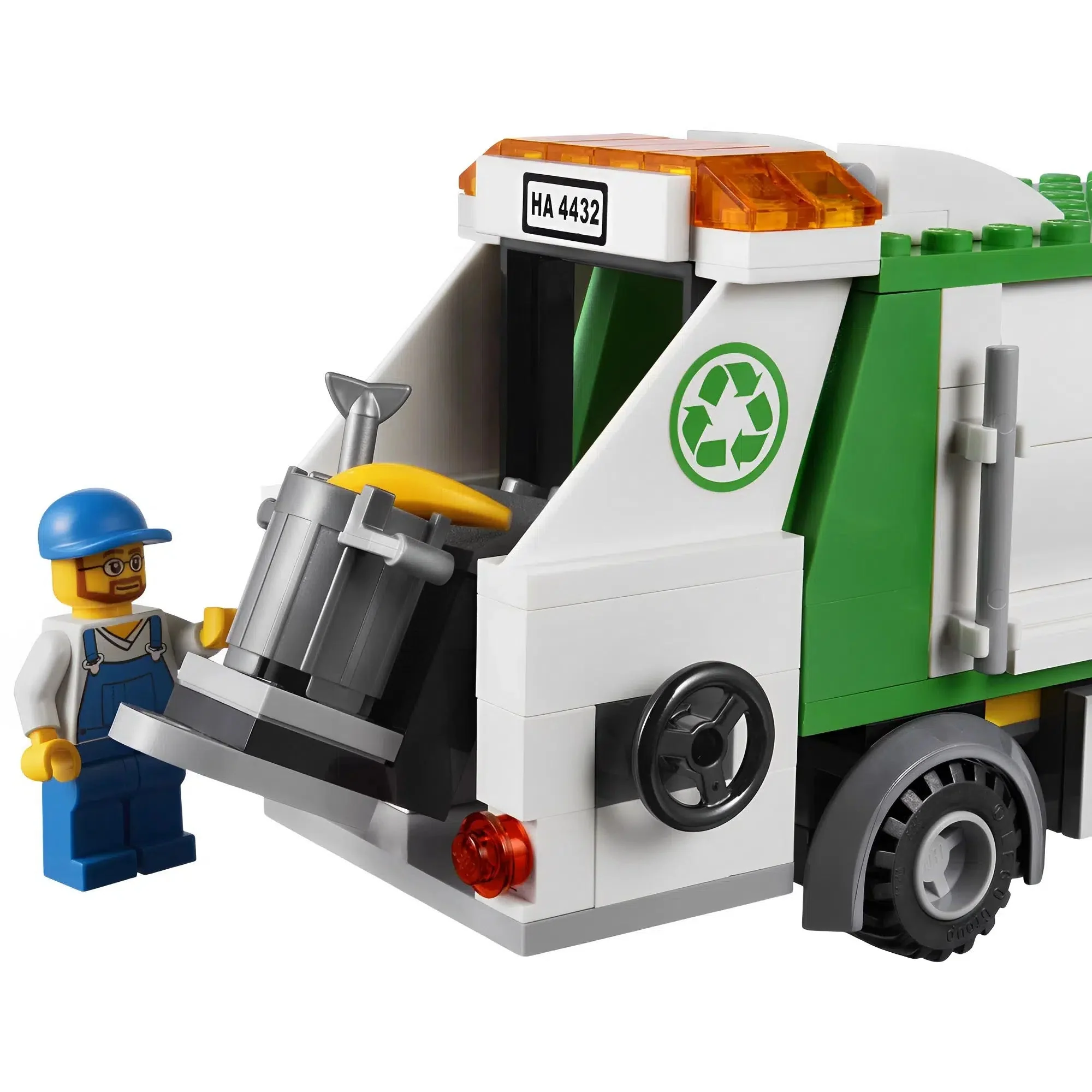 LEGO [City] - Garbage Truck Building Set - Great Vehicles Series (4432) - Image 4