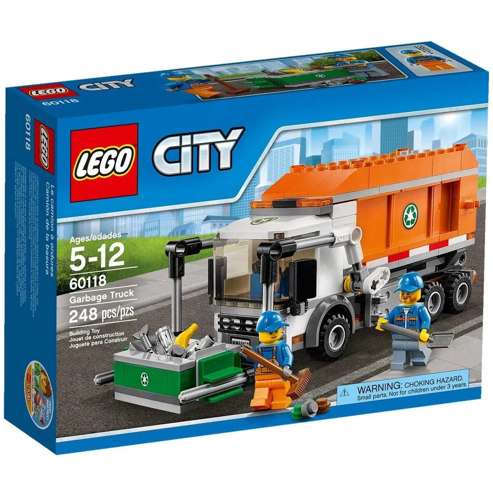 LEGO [City] - Garbage Truck Building Set - Traffic Series (60118)