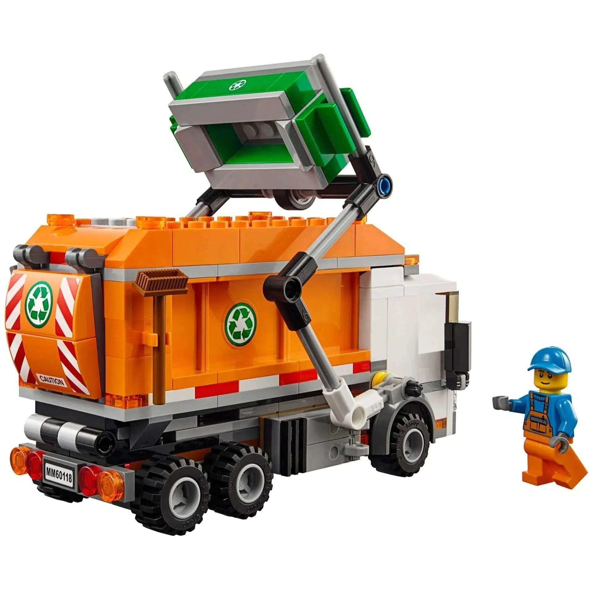 LEGO [City] - Garbage Truck Building Set - Traffic Series (60118) - Image 6