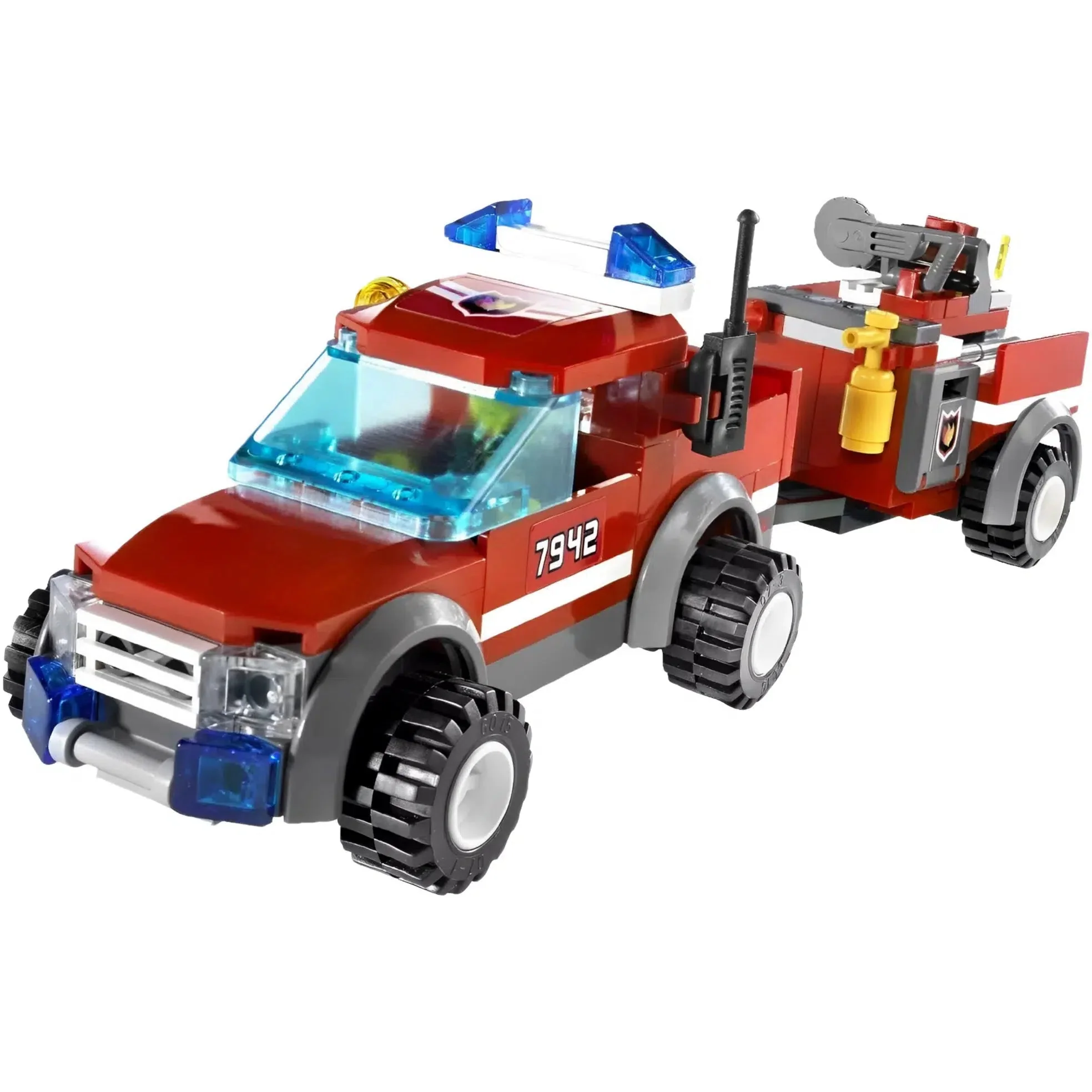 LEGO [City] - Off-Road Fire Rescue Building Set - Fire Series (7942) - Image 4