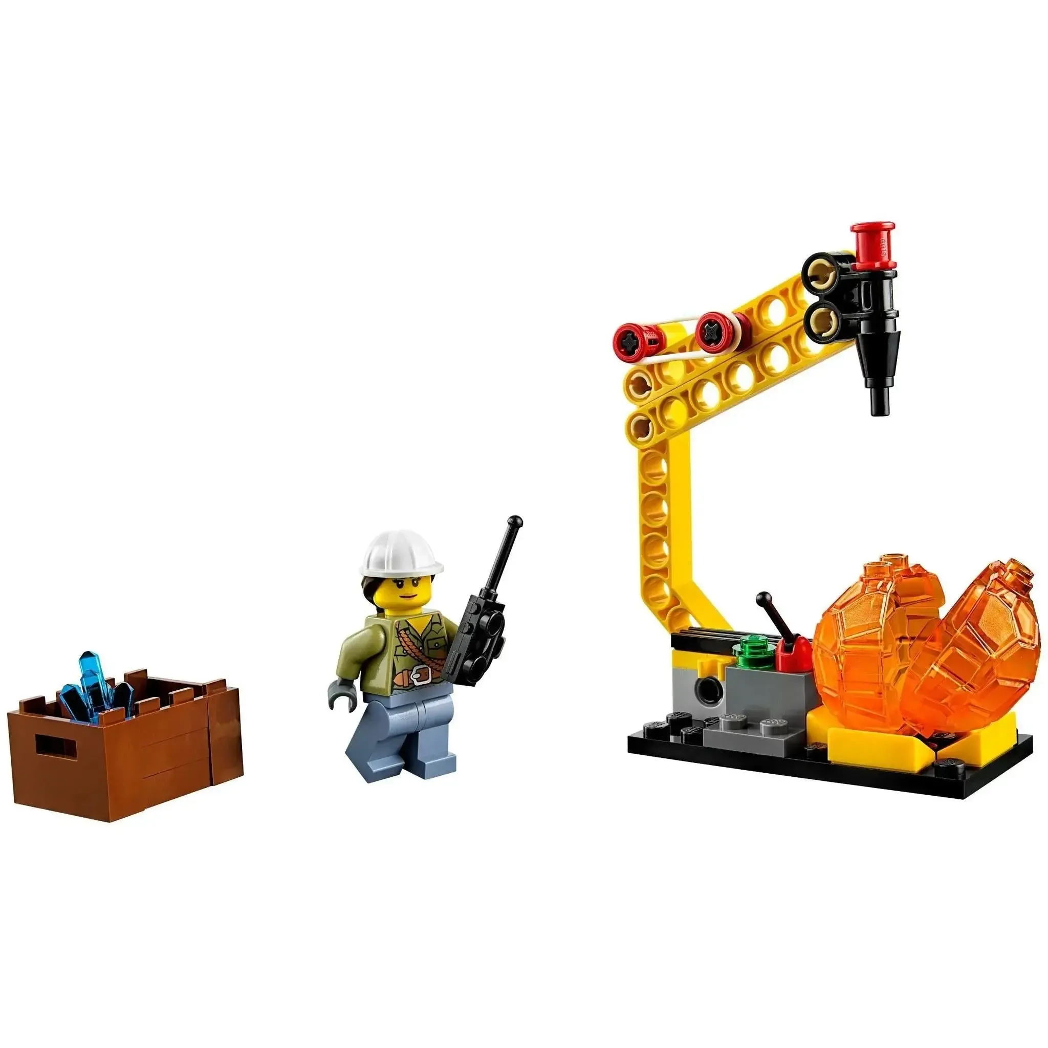 LEGO [City] - Volcano Supply Helicopter Building Set - Volcano Explorers Series (60123) - Image 8