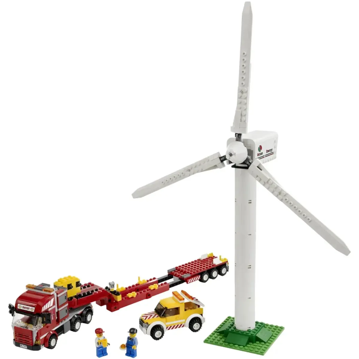 LEGO [City] - Wind Turbine Transport Building Set - General Series (7747) - Image 4