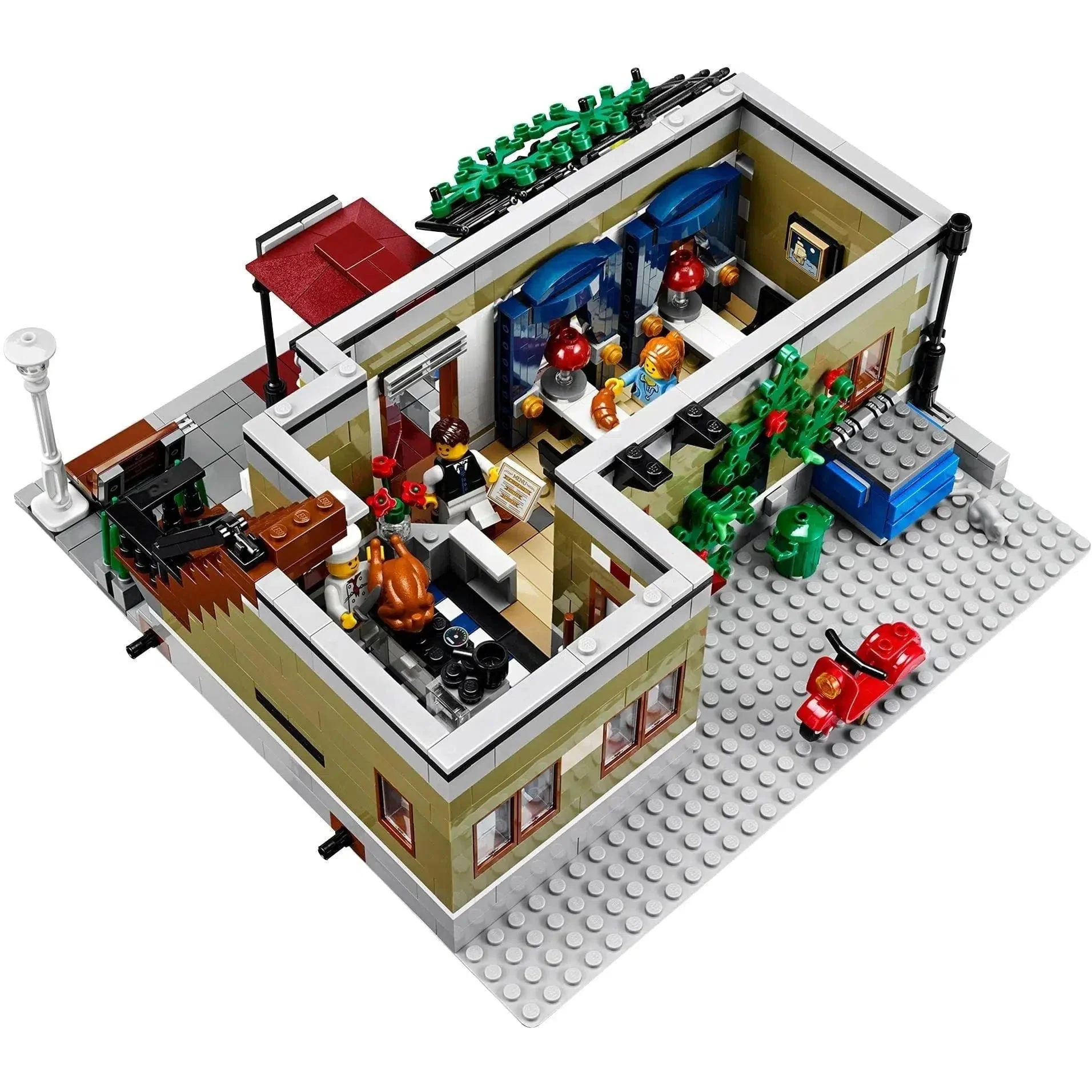 LEGO [Creator Expert] - Parisian Restaurant Building Set - Modular Buildings Collection Series (10243) - Image 3