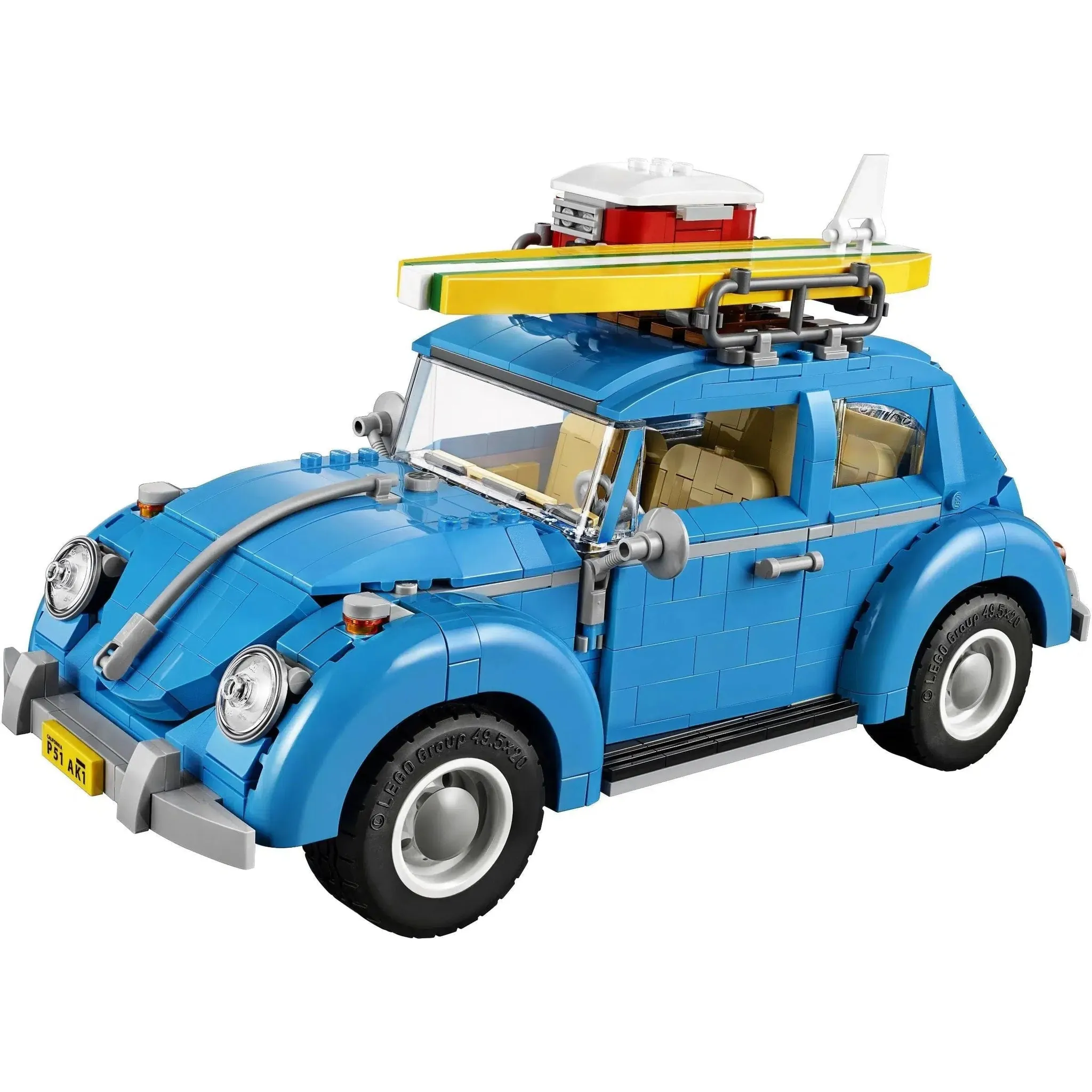 LEGO [Creator Expert] - Volkswagen Beetle Building Set - Vehicles Series (10252) - Image 6