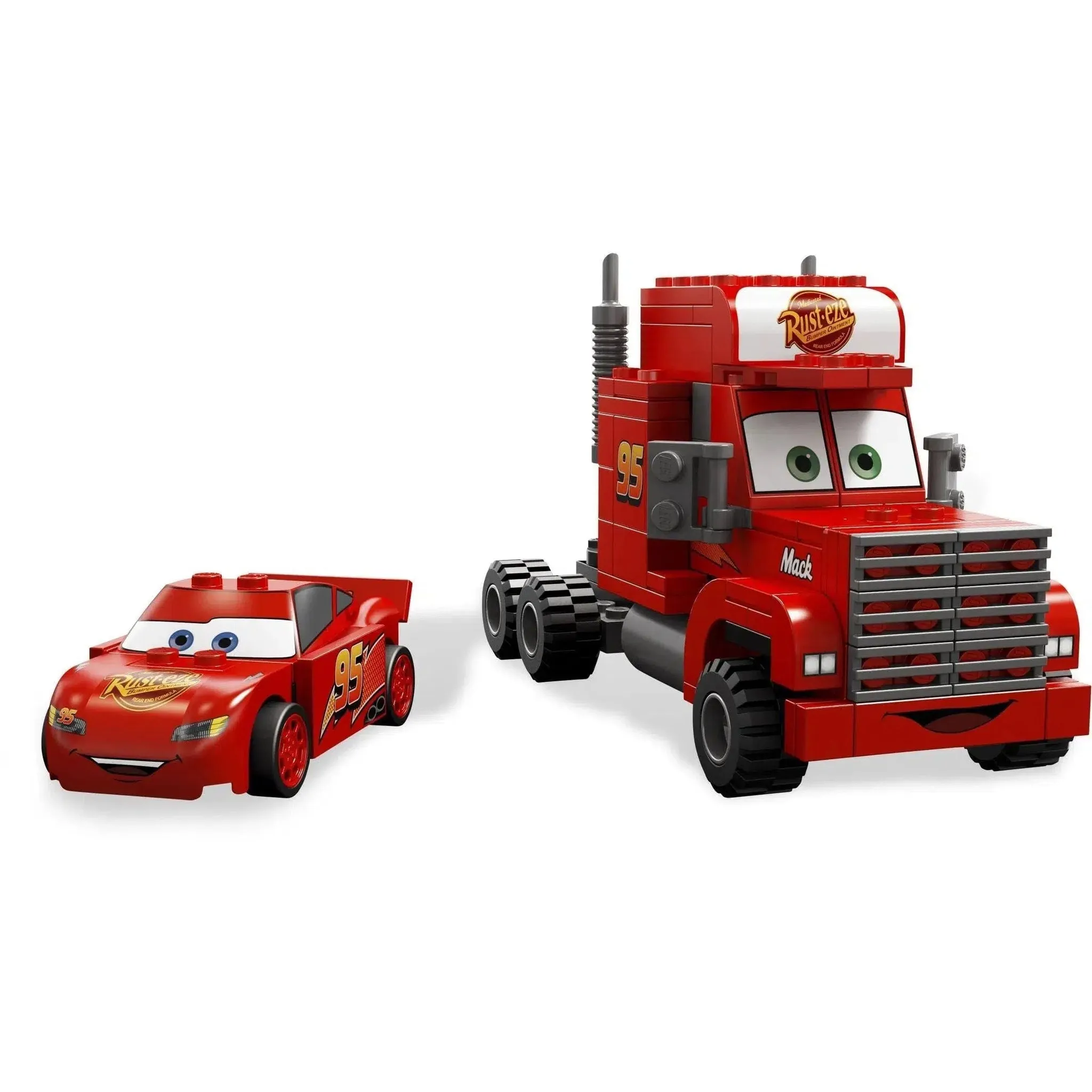 LEGO [Cars] - Mack's Team Truck Building Set - Original Film Series (8486) - Image 3
