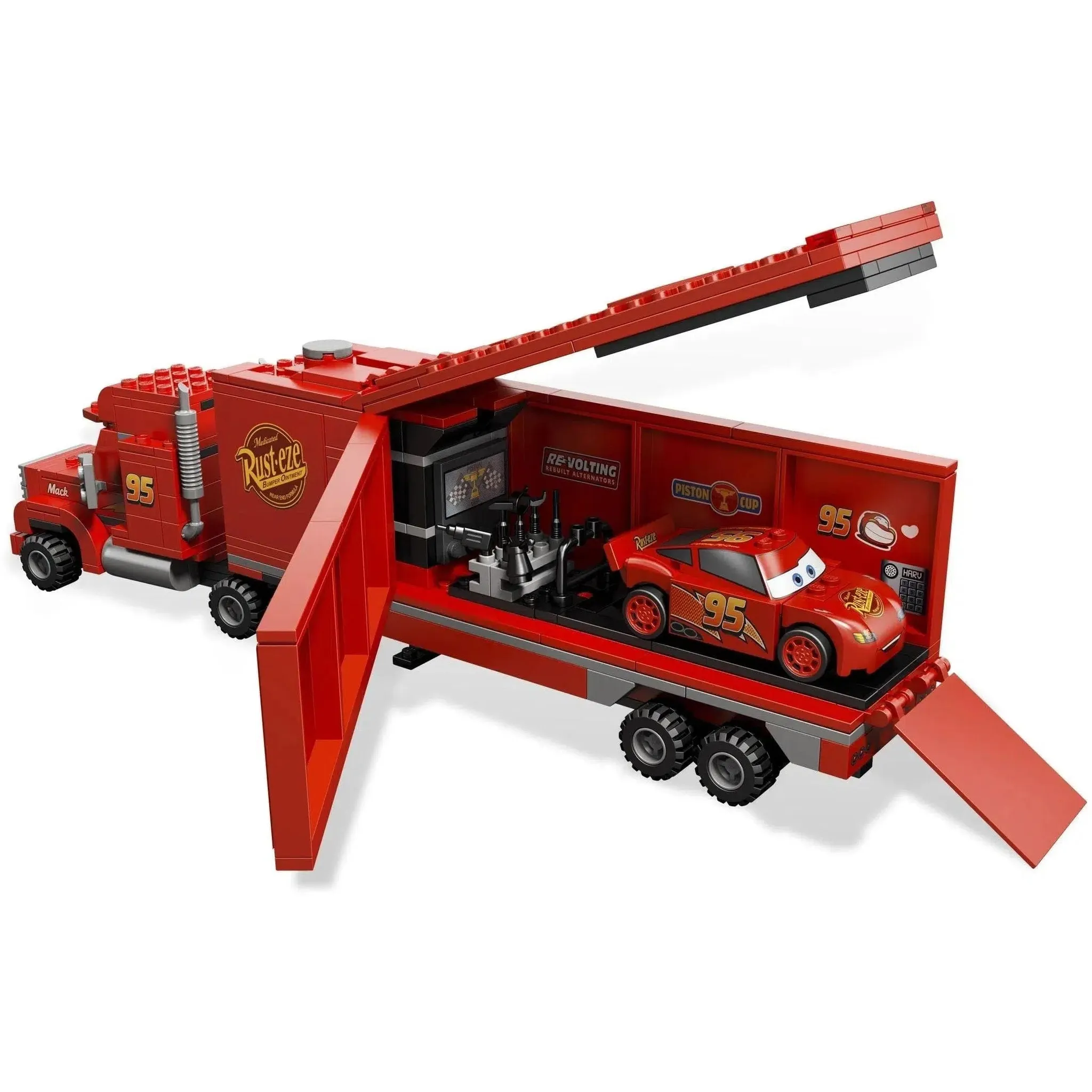 LEGO [Cars] - Mack's Team Truck Building Set - Original Film Series (8486) - Image 5