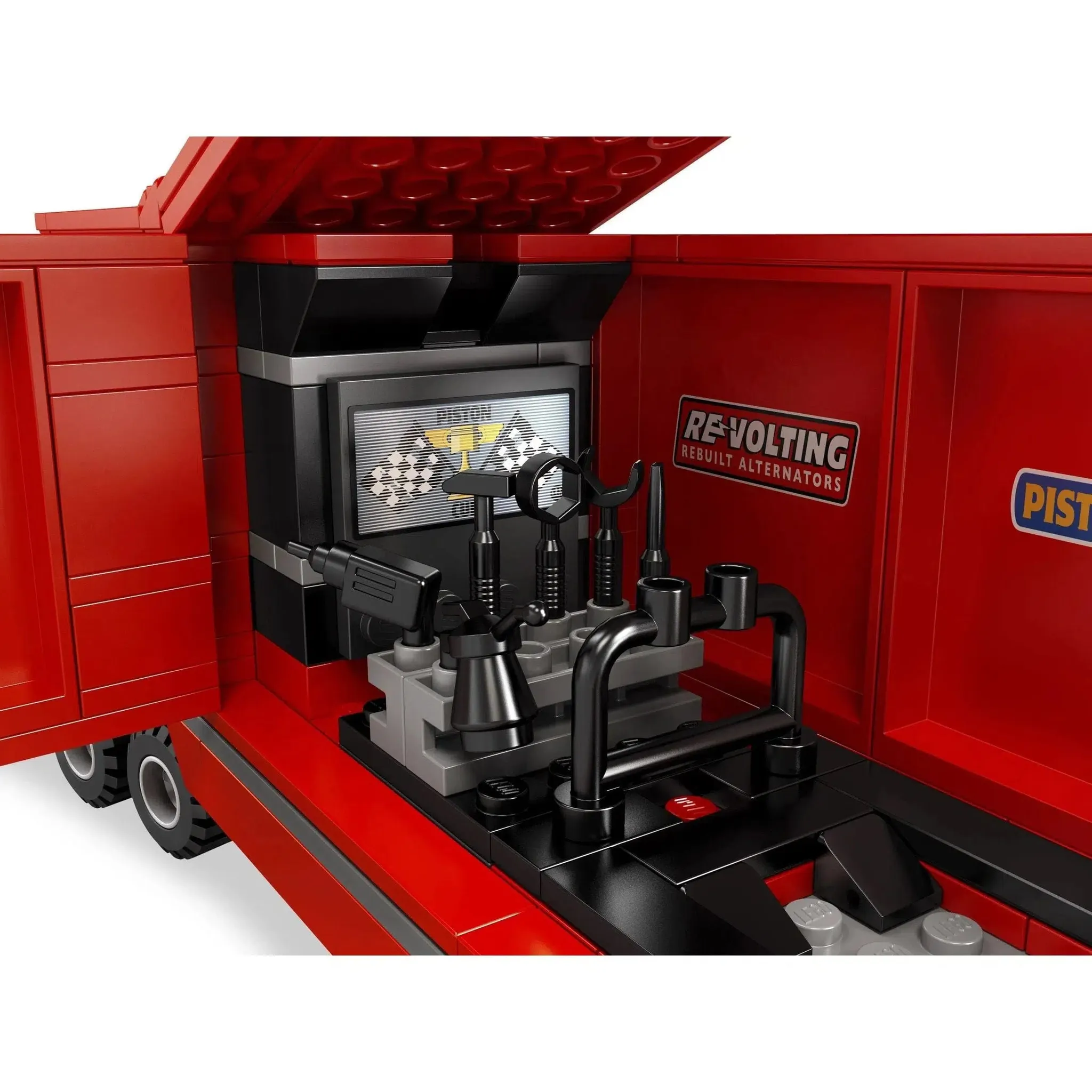 LEGO [Cars] - Mack's Team Truck Building Set - Original Film Series (8486) - Image 6