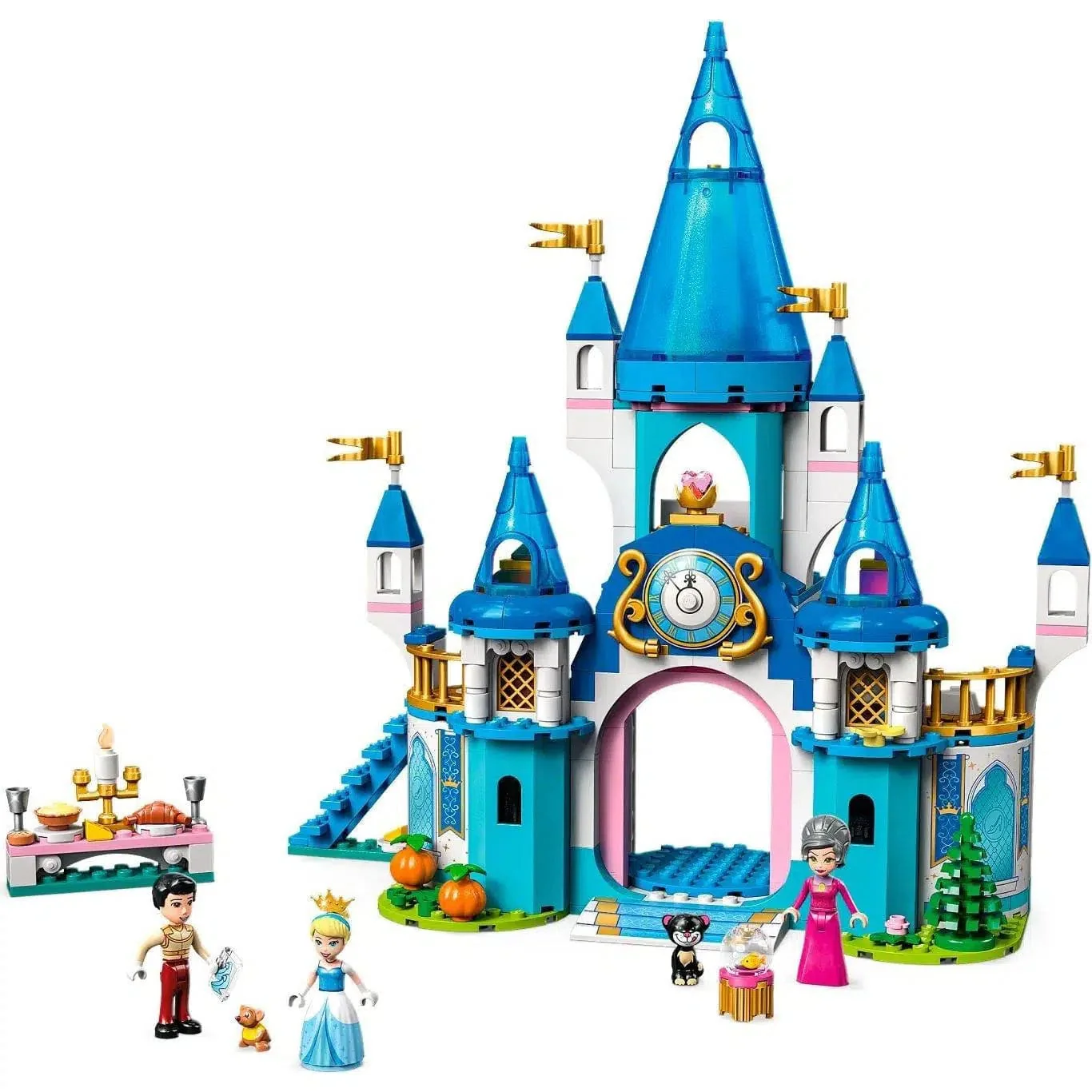 LEGO [Disney] - Cinderella and Prince Charming's Castle Building Set - Cinderella Series (43206) - Image 2