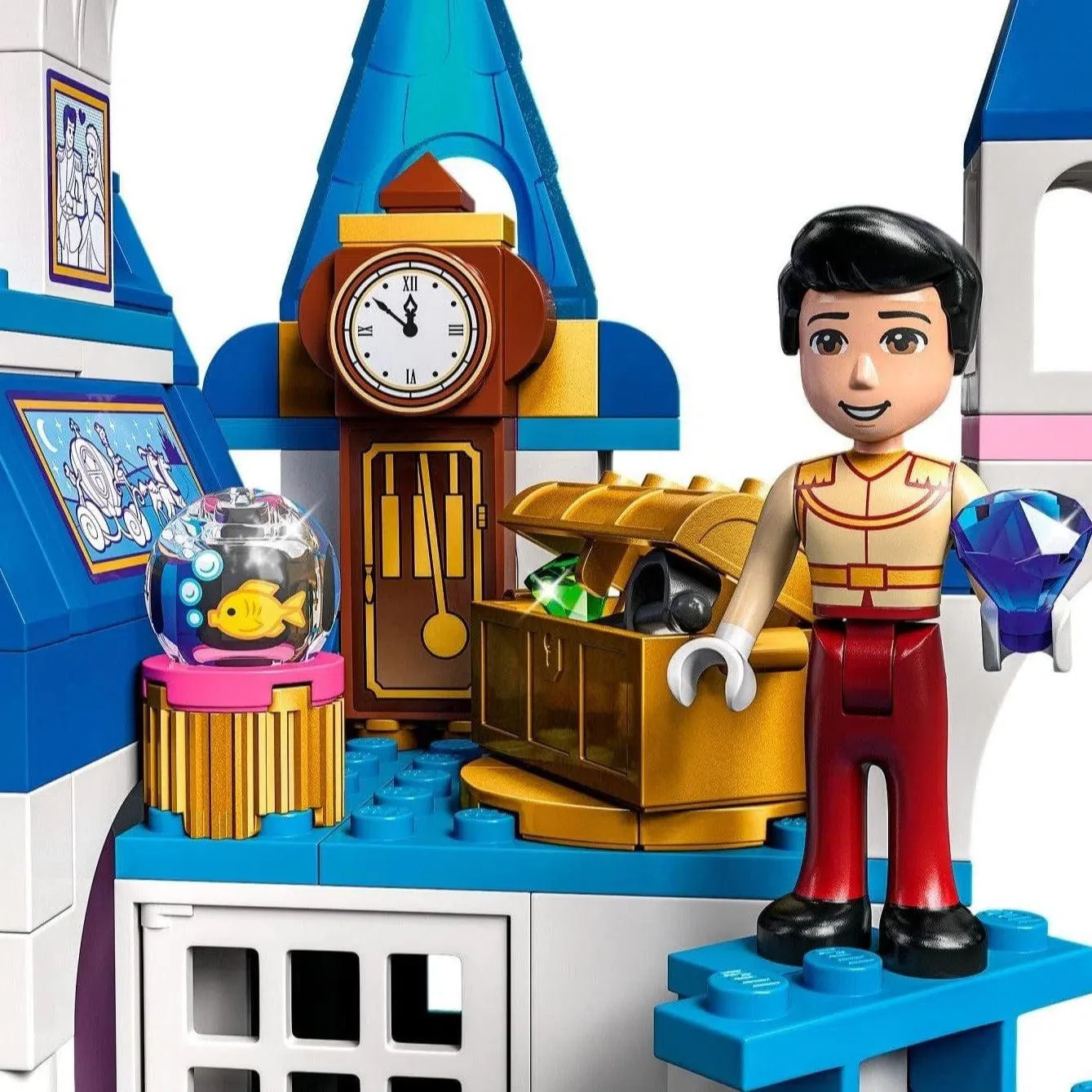 LEGO [Disney] - Cinderella and Prince Charming's Castle Building Set - Cinderella Series (43206) - Image 5