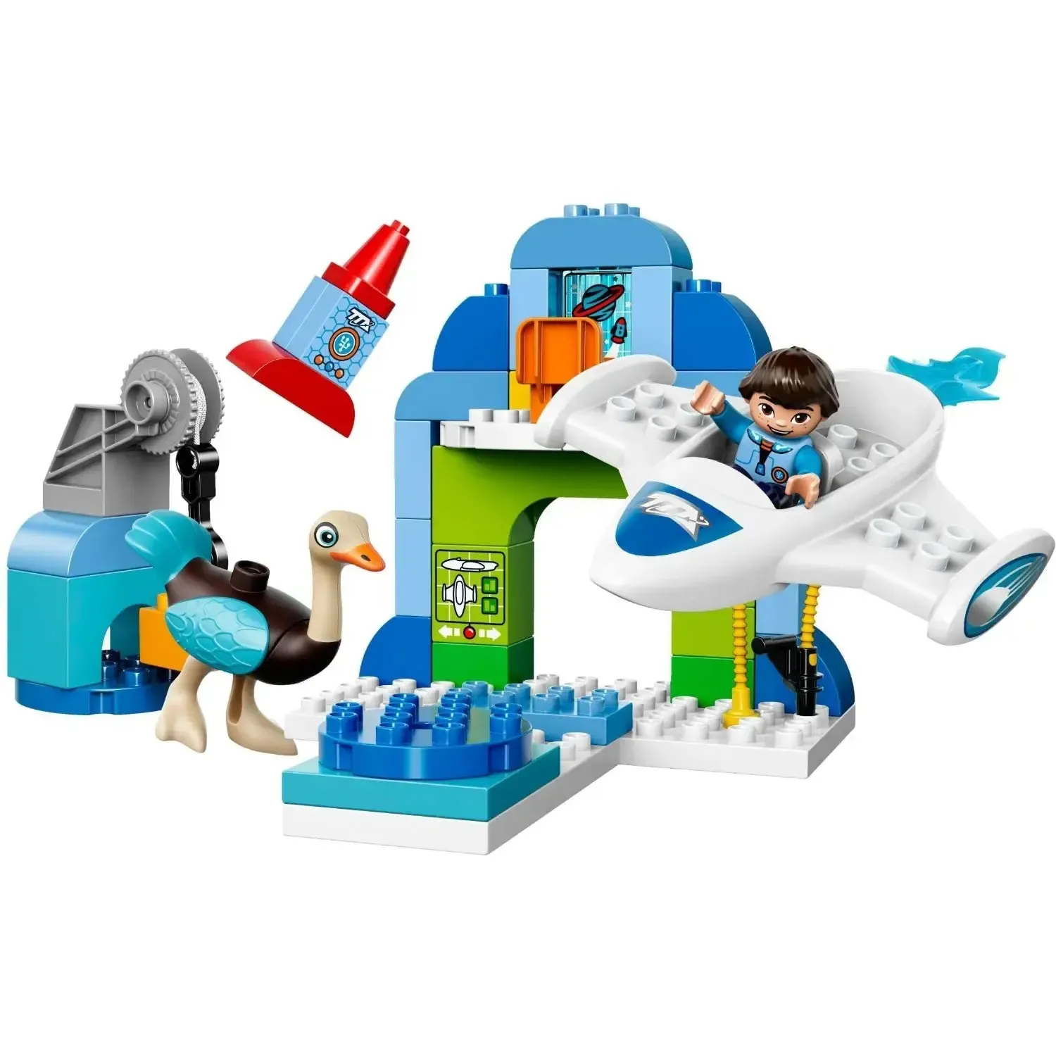 LEGO [Duplo] - Miles' Stellosphere Hangar Building Set - Miles from Tomorrowland Series (10826) - Image 2