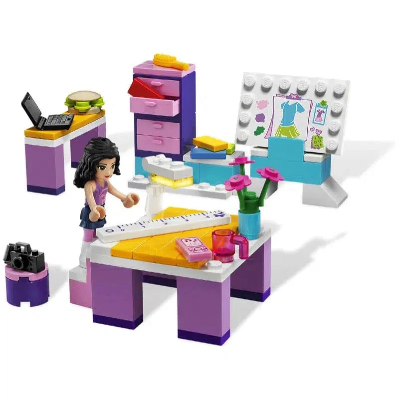 LEGO [Friends] - Emma's Fashion Design Studio Building Set - Art Series (3936) - Image 2