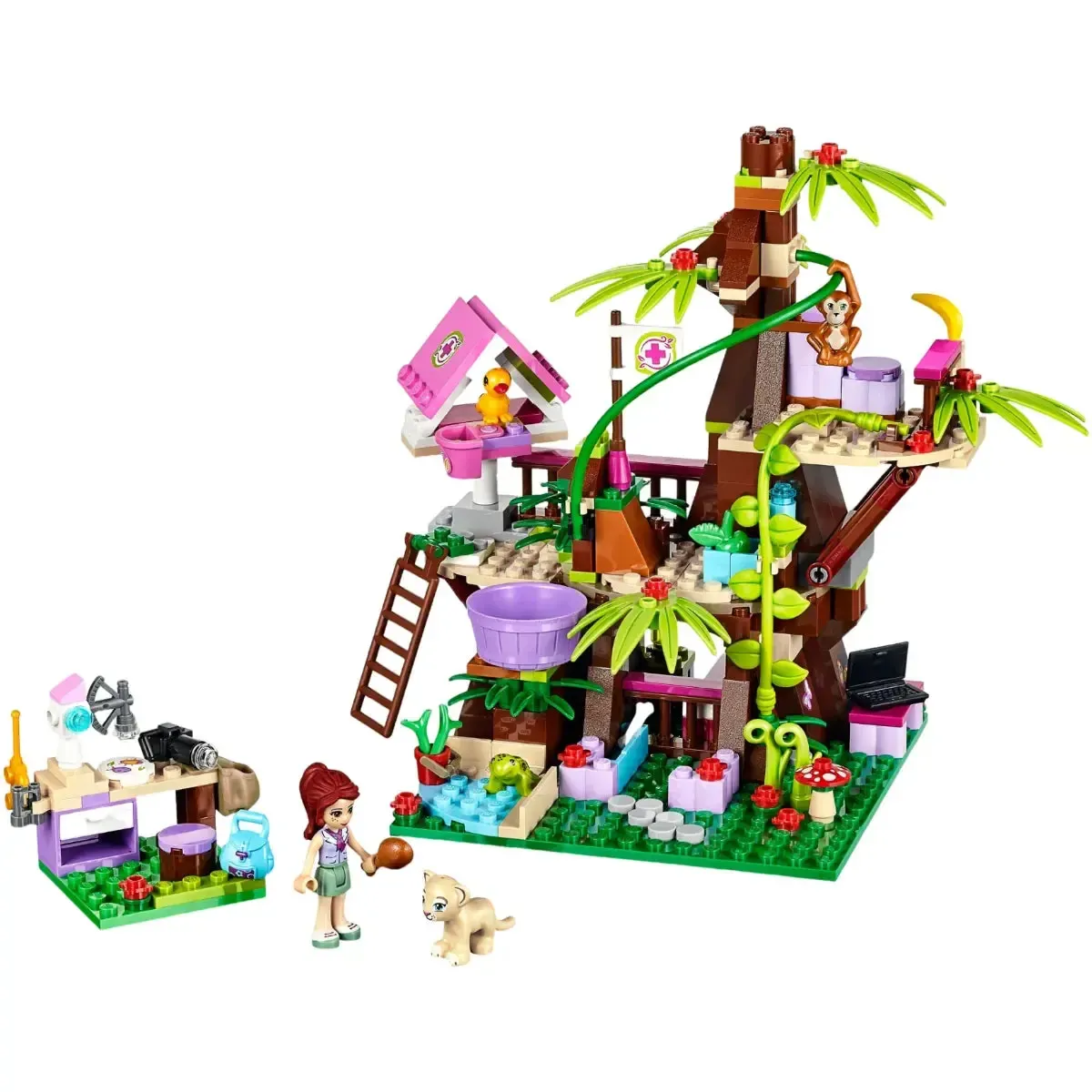 LEGO [Friends] - Jungle Tree Sanctuary Building Set - Jungle Rescue Series (41059) - Image 2