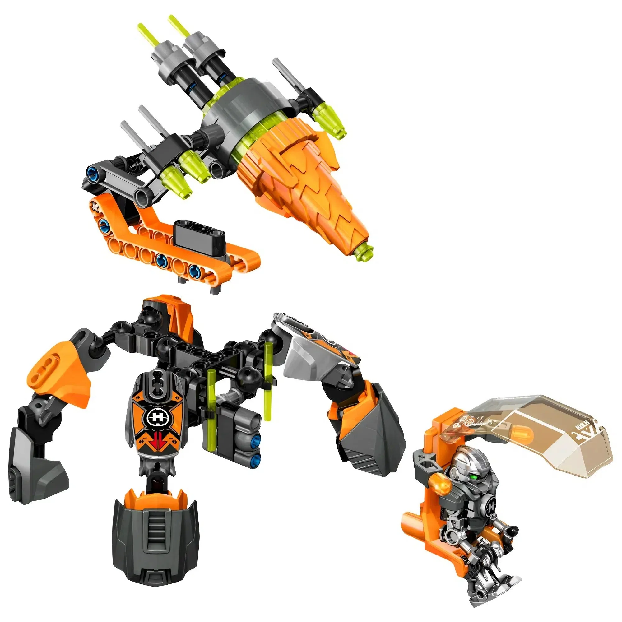 LEGO [HERO Factory] - BULK Drill Machine Building Set - Invasion From Below Series (44025) - Image 3