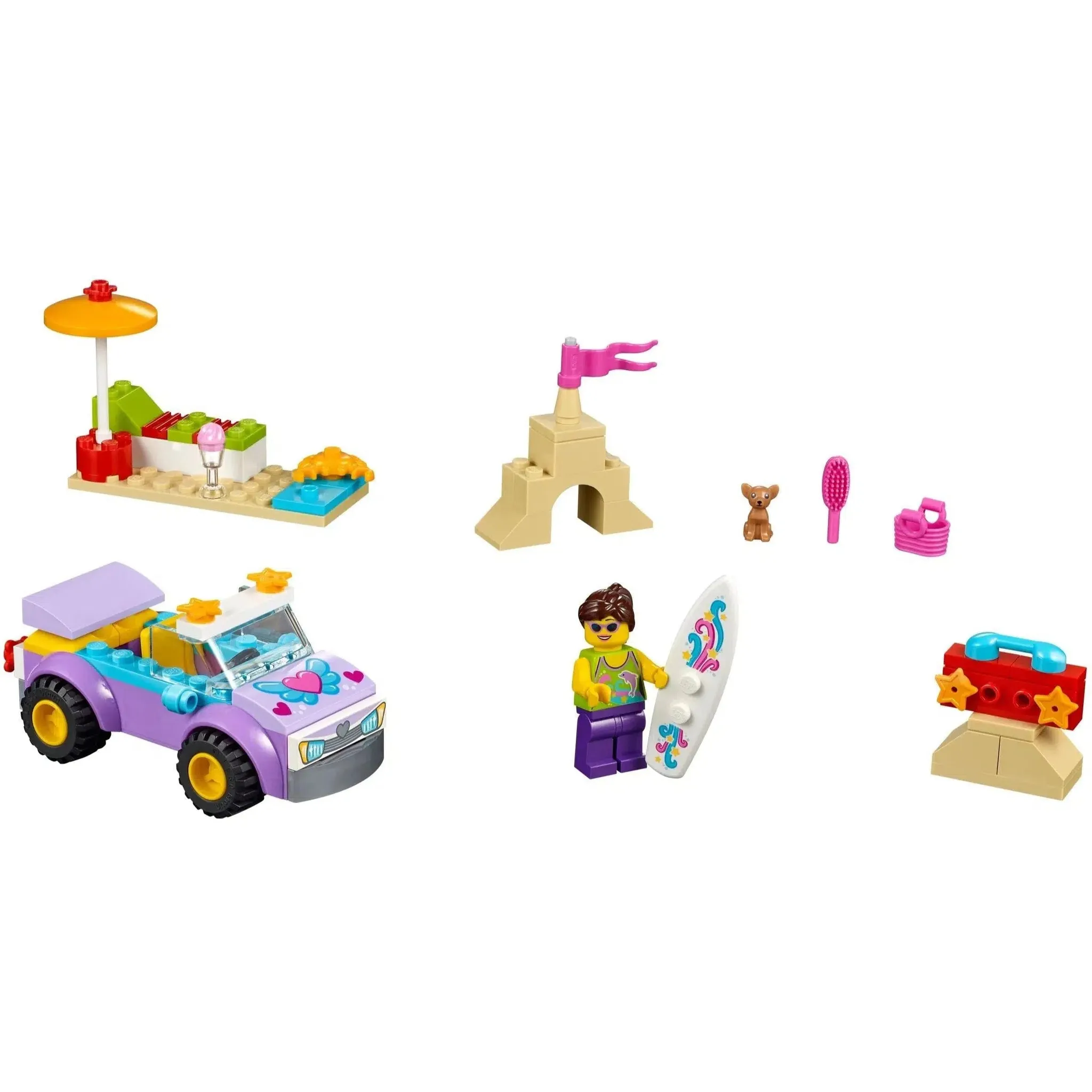 LEGO [Juniors] - Beach Trip Building Set - Girl Series (10677) - Image 2
