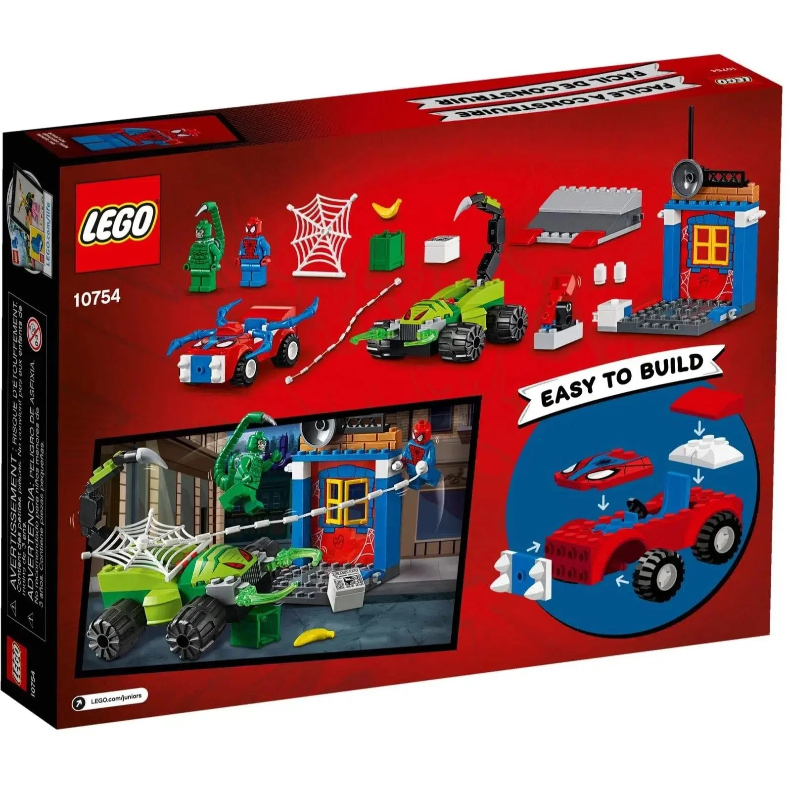 LEGO [Juniors] - Spider-Man vs. Scorpion Street Showdown Building Set - Marvel Super Heroes Series (10754) - Image 10