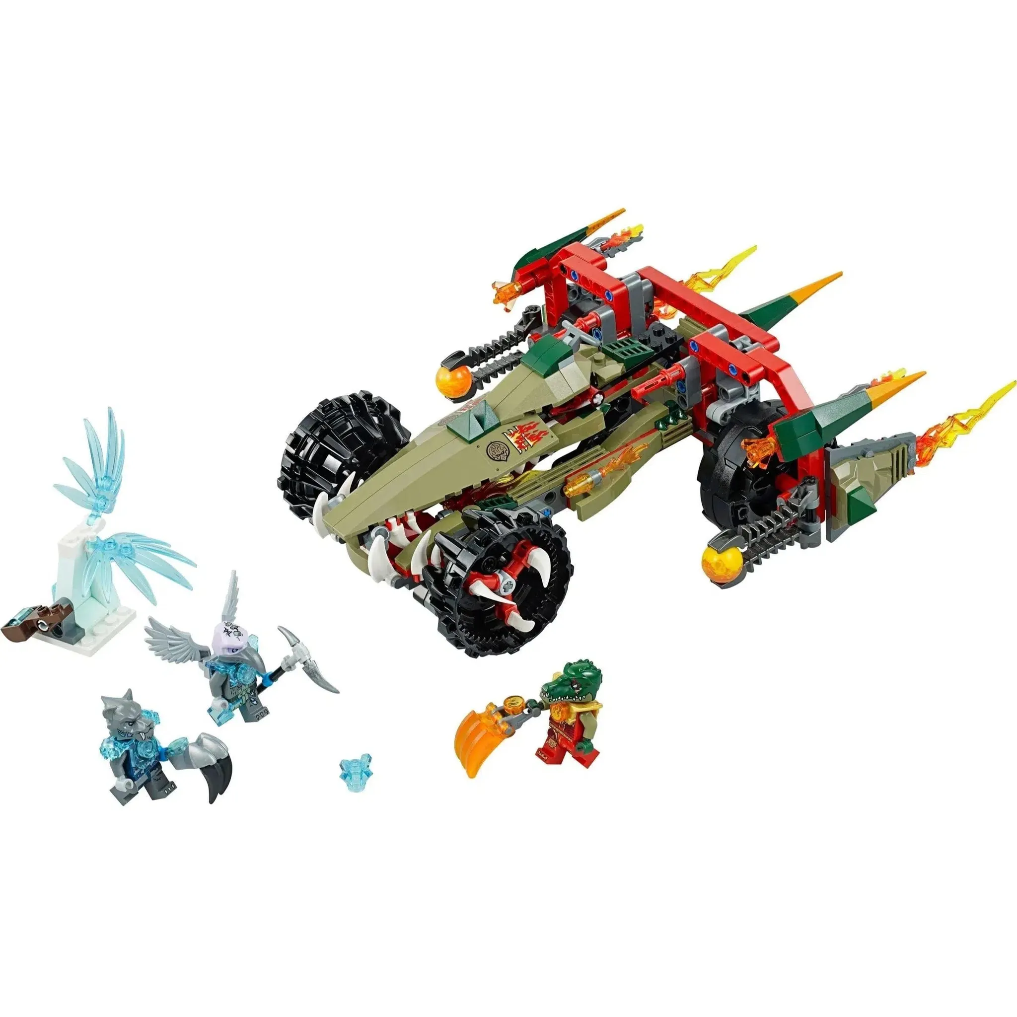 LEGO [Legends of Chima] - Cragger's Fire Striker Building Set - Fire vs. Ice Series (70135) - Image 2