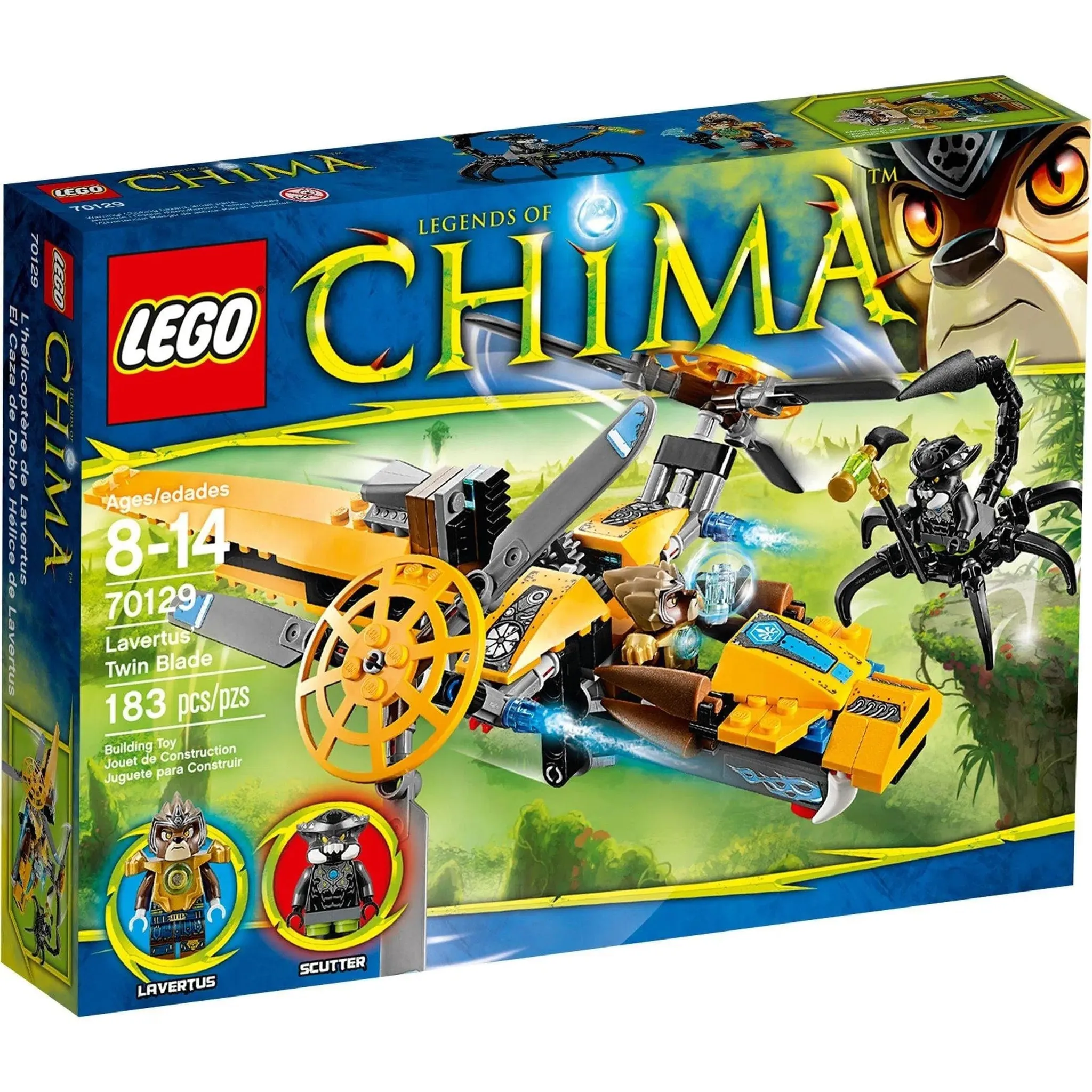 LEGO [Legends of Chima] - Lavertus' Twin Blade Building Set - Outlands Series (70129)