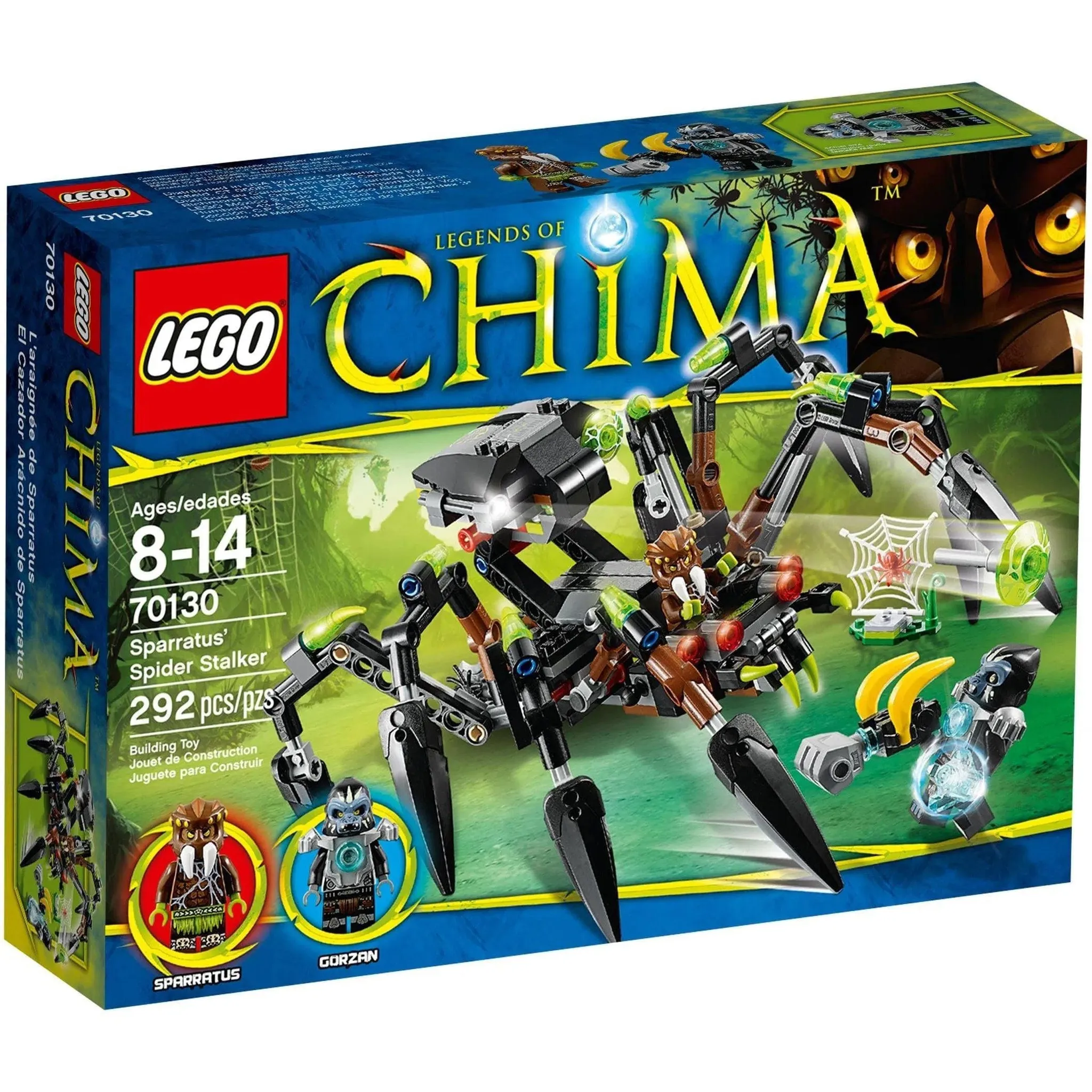 LEGO [Legends of Chima] - Sparratus' Spider Stalker Building Set - Outlands Series (70130)