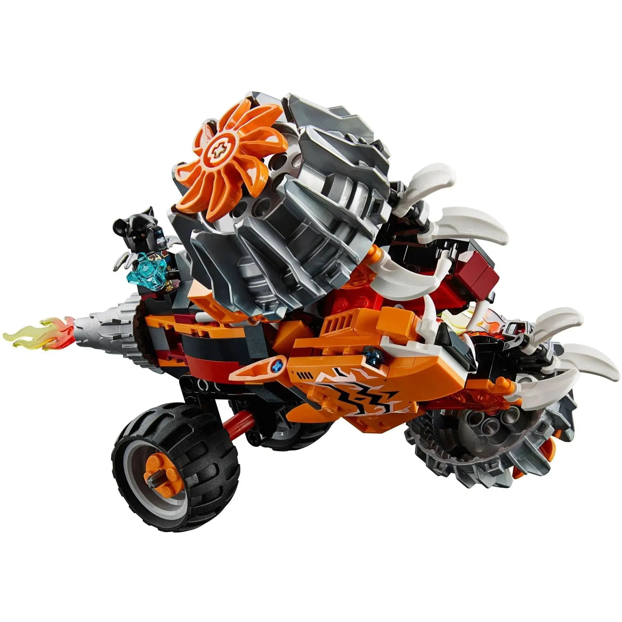 LEGO [Legends of Chima] - Tormak's Shadow Blazer Building Set - Fire vs. Ice Series (70222) - Image 4