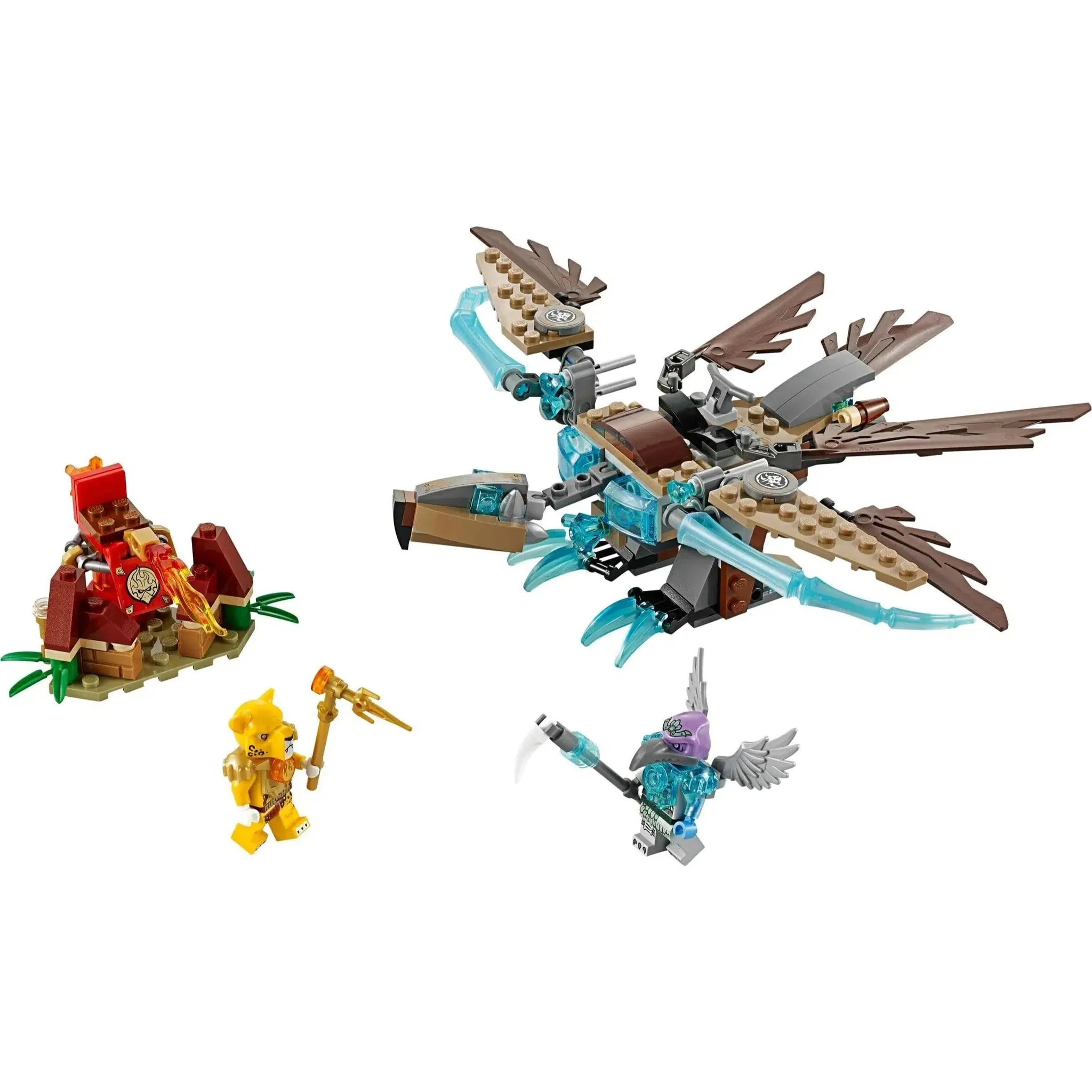 LEGO [Legends of Chima] - Vardy's Ice Vulture Glider Building Set - Fire vs. Ice Series (70141) - Image 2