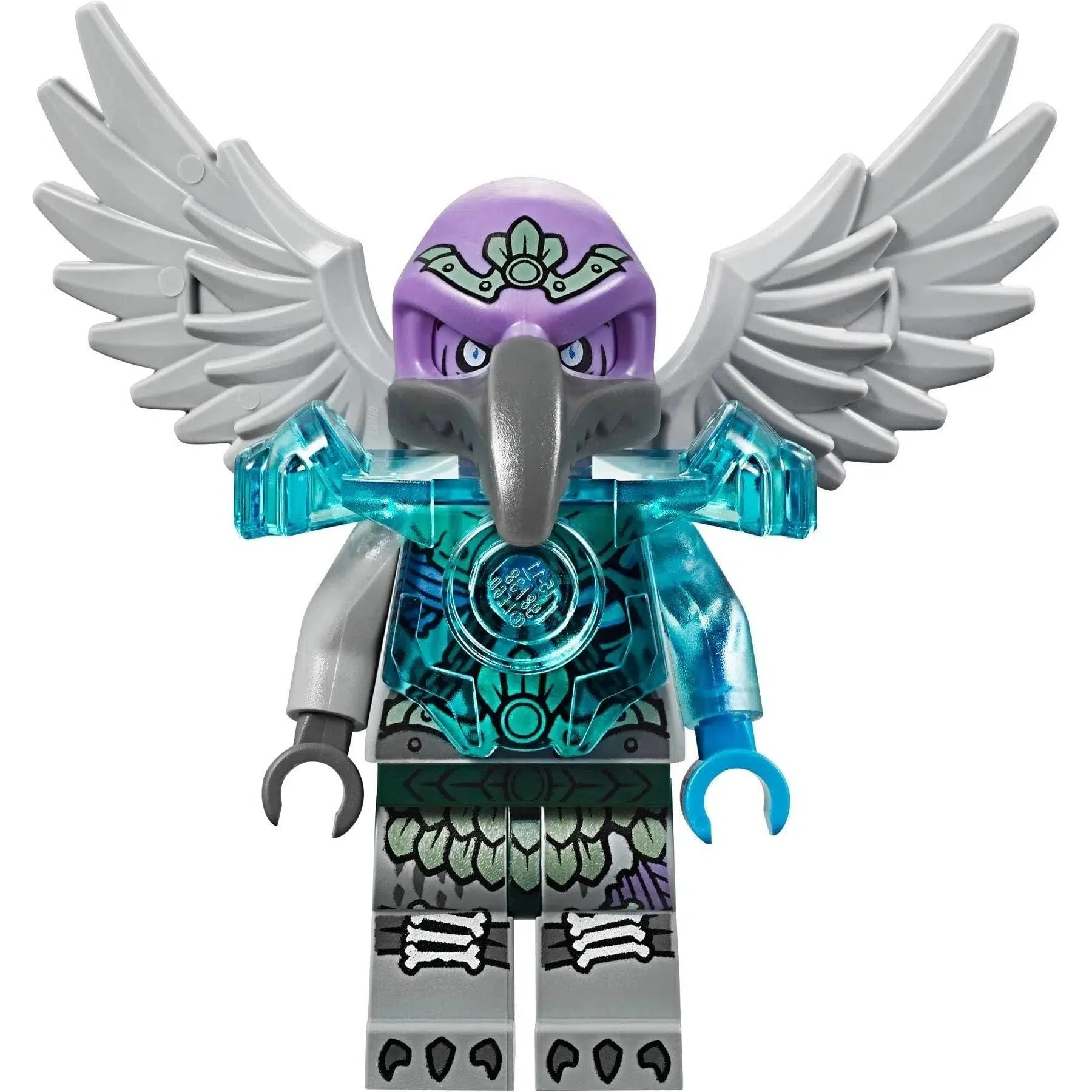 LEGO [Legends of Chima] - Vardy's Ice Vulture Glider Building Set - Fire vs. Ice Series (70141) - Image 6