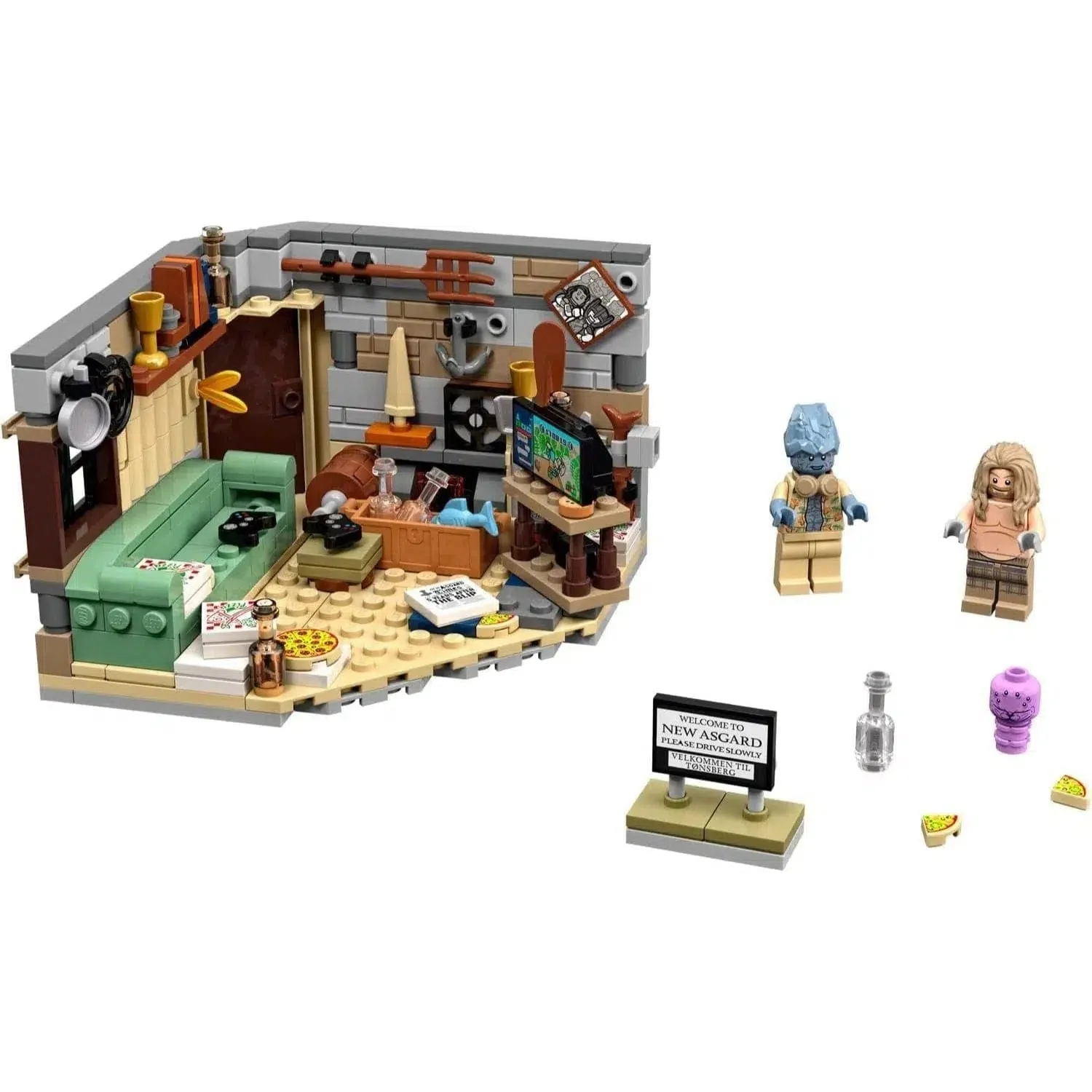 LEGO [Marvel Super Heroes] - Bro Thor's New Asgard Building Set - Avengers: Endgame Series (76200) - Image 2