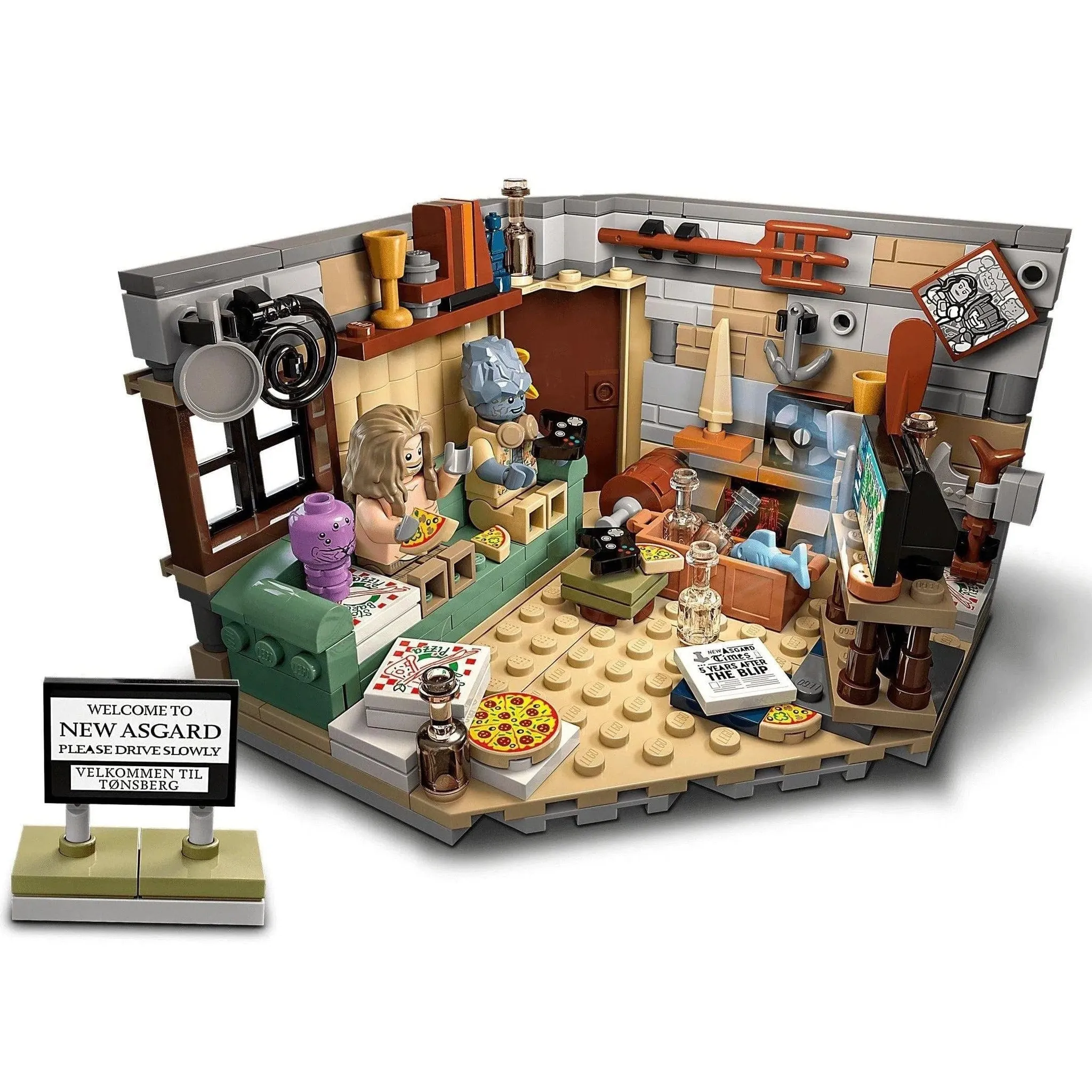 LEGO [Marvel Super Heroes] - Bro Thor's New Asgard Building Set - Avengers: Endgame Series (76200) - Image 3