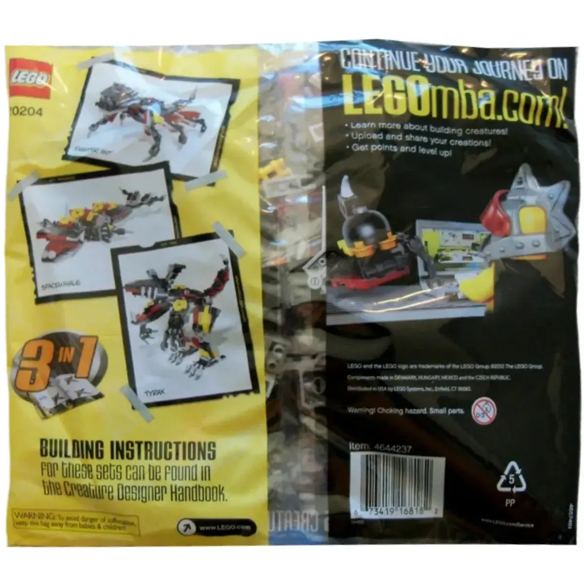 LEGO [Master Builder Academy] - Creature Designer Building Set - Series (20204) - Image 3