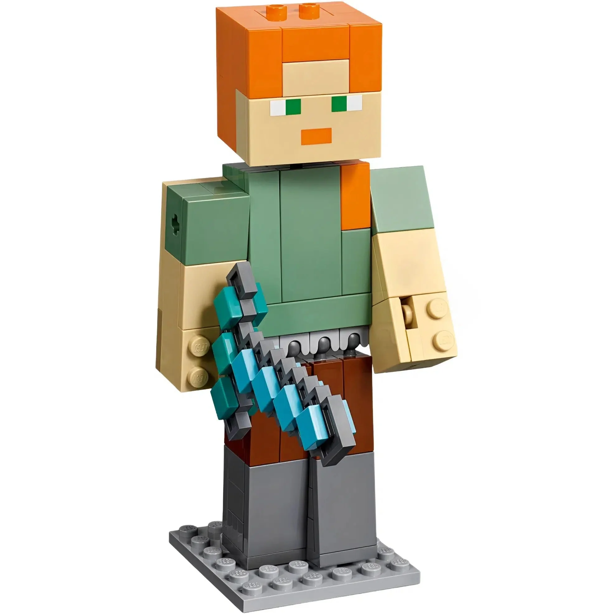 LEGO [Minecraft] - Minecraft Alex BigFig with Chicken Building Set - BigFig Series 1 (21149) - Image 4